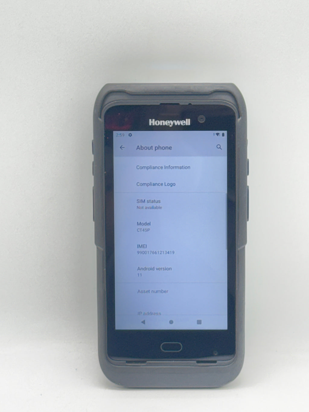 Honeywell CT45XP, CT45P-X0N-37D100G 64B - Used