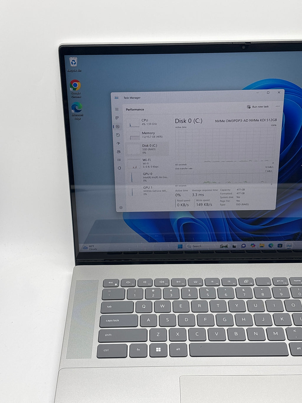 Dell Inspiron 16 5620 Touch i7-1255U 16GB RAM 512GB GeForce MX570