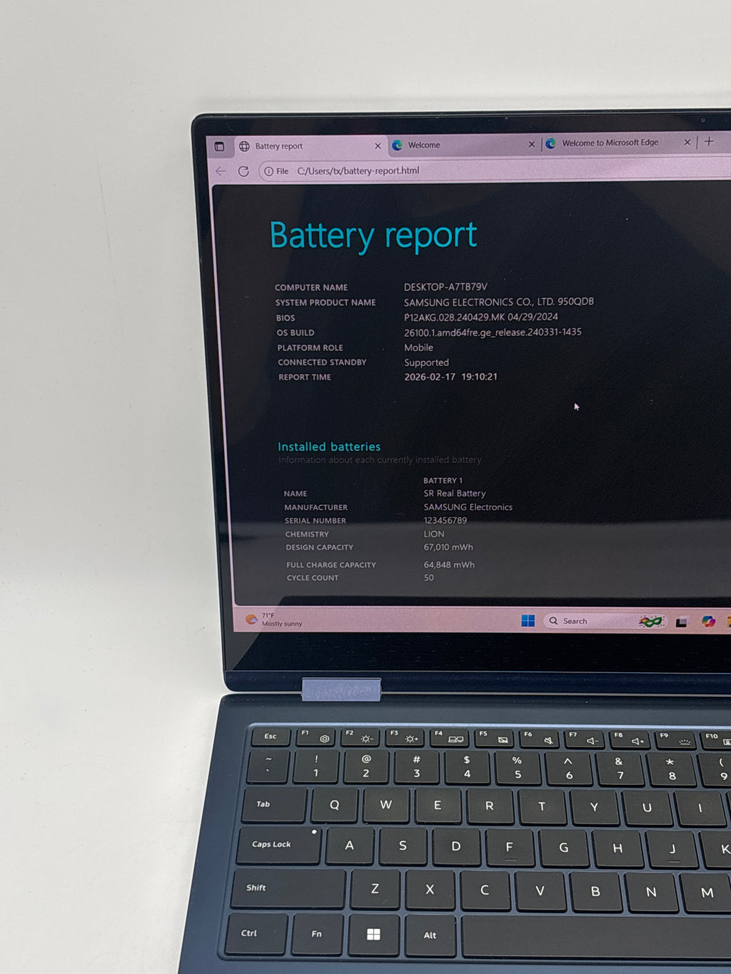 Samsung Galaxy Pro NP950QDB i7-1165G7 16GB RAM 1TB SSD - Used