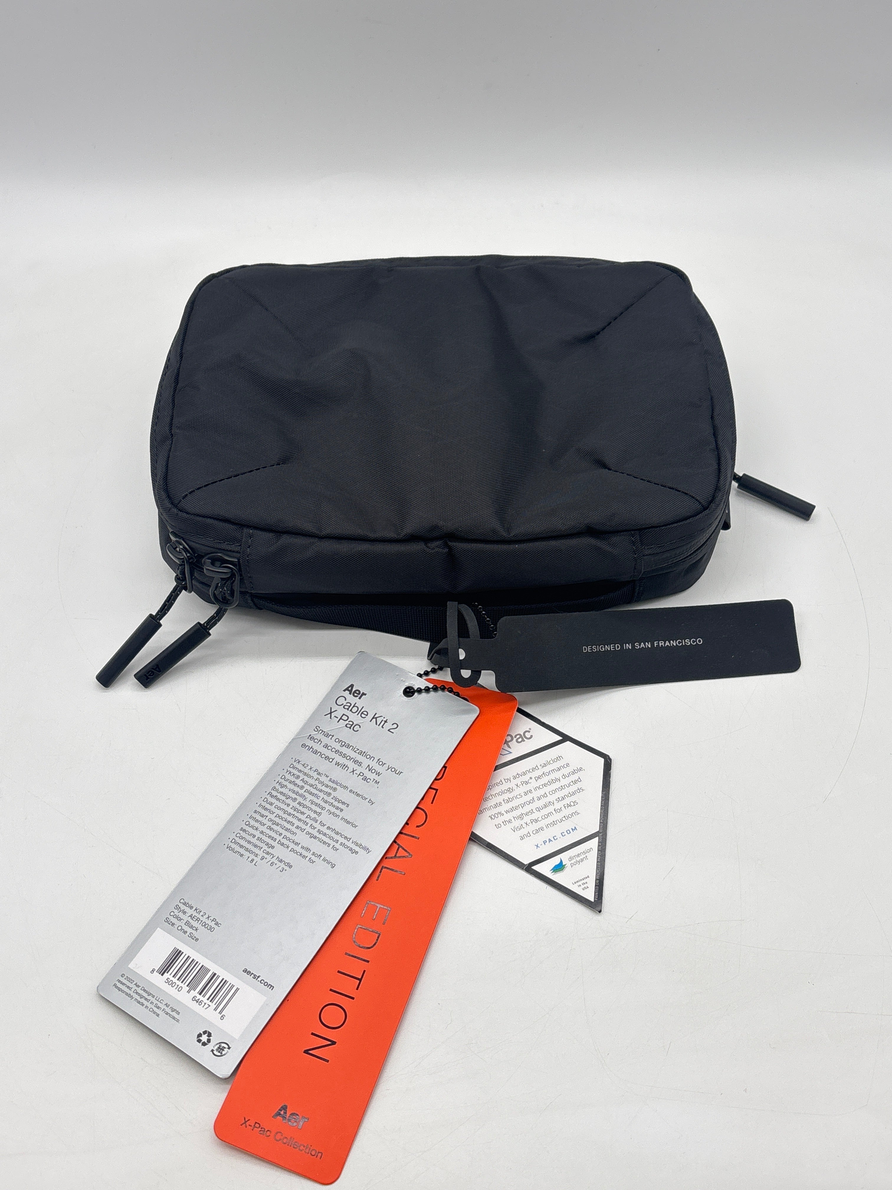 Aer Cable Kit 2 X-Pac Organizer - Black New