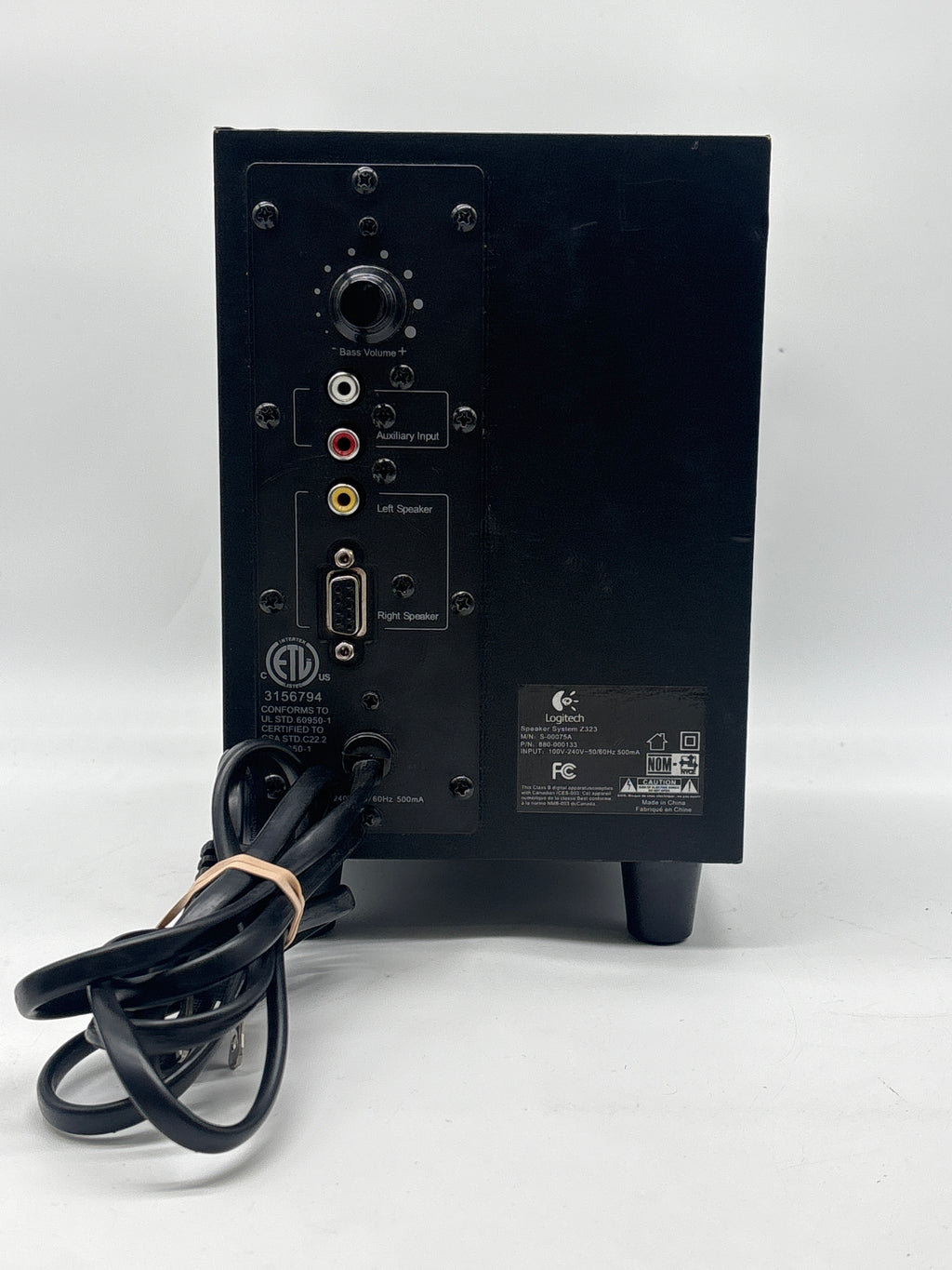 Logitech Z323 2.1 Home Theater Speaker System Black - Used