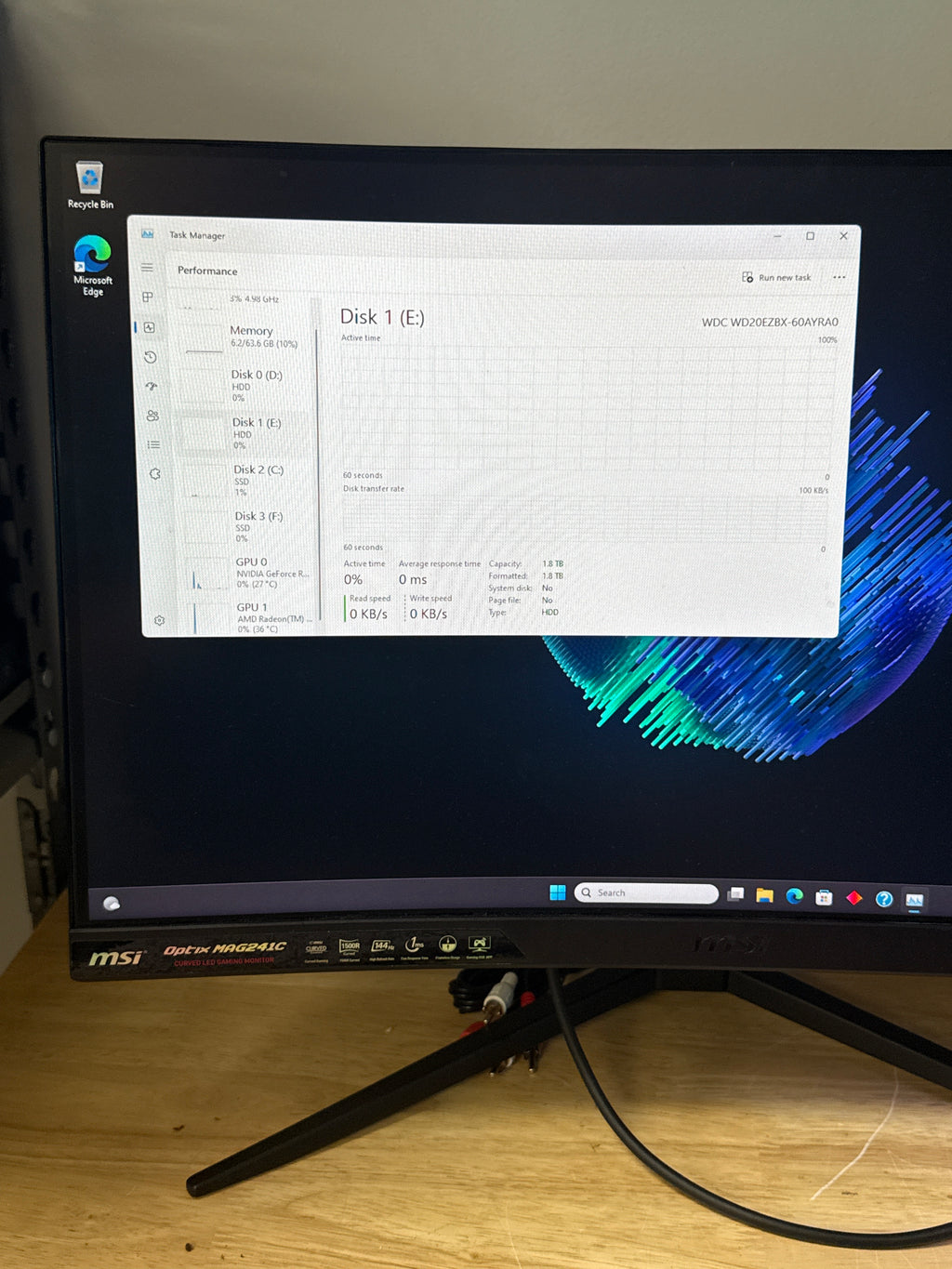 HP Omen 45L Ryzen 9 7900X 64GB RAM 4TB HDD + 4TB SSD RTX 4090 (24GB)