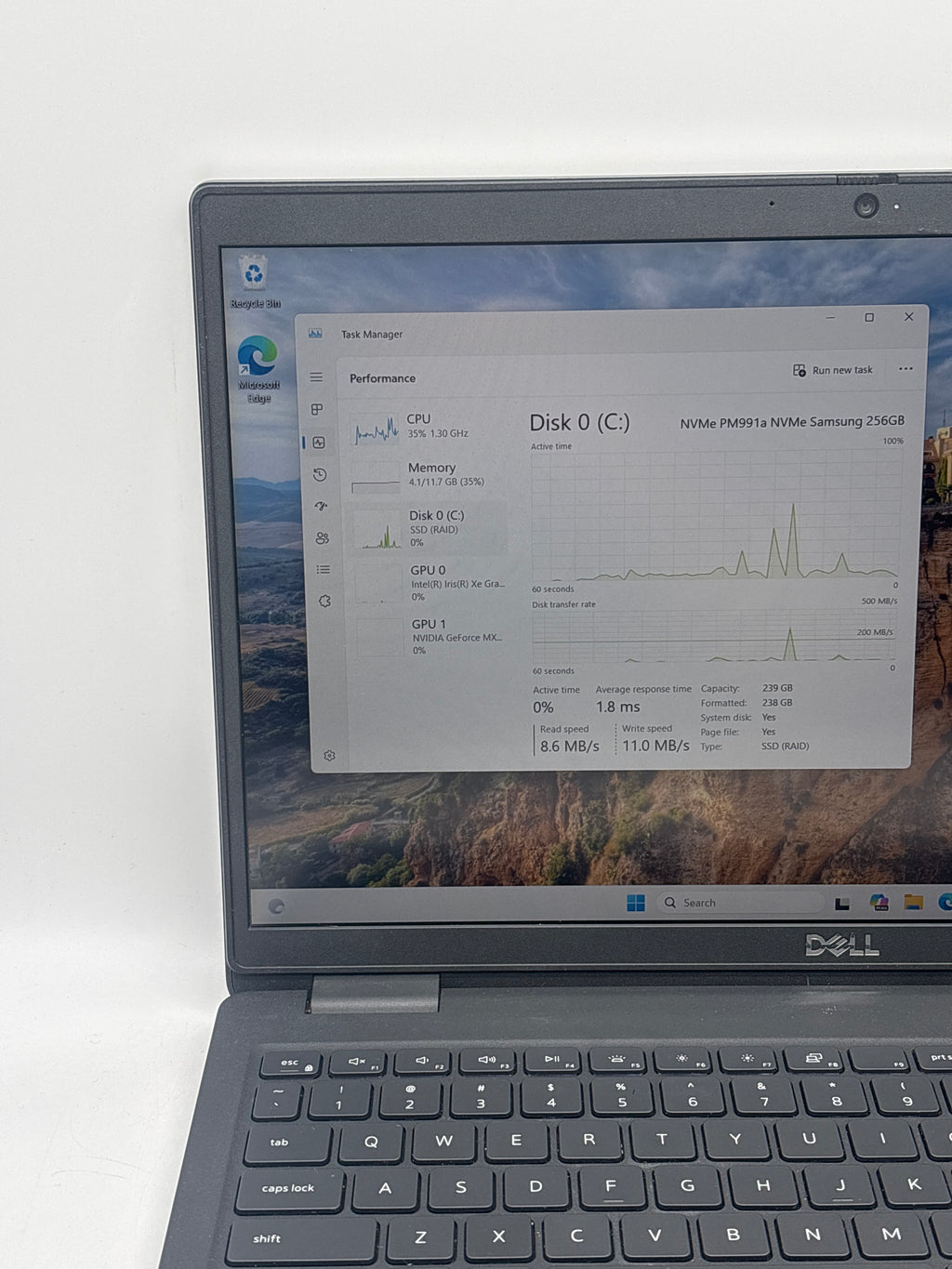Dell Latitude 3520 15.6" i5-1135G7 12GB RAM 256GB SSD - Remotely Managed