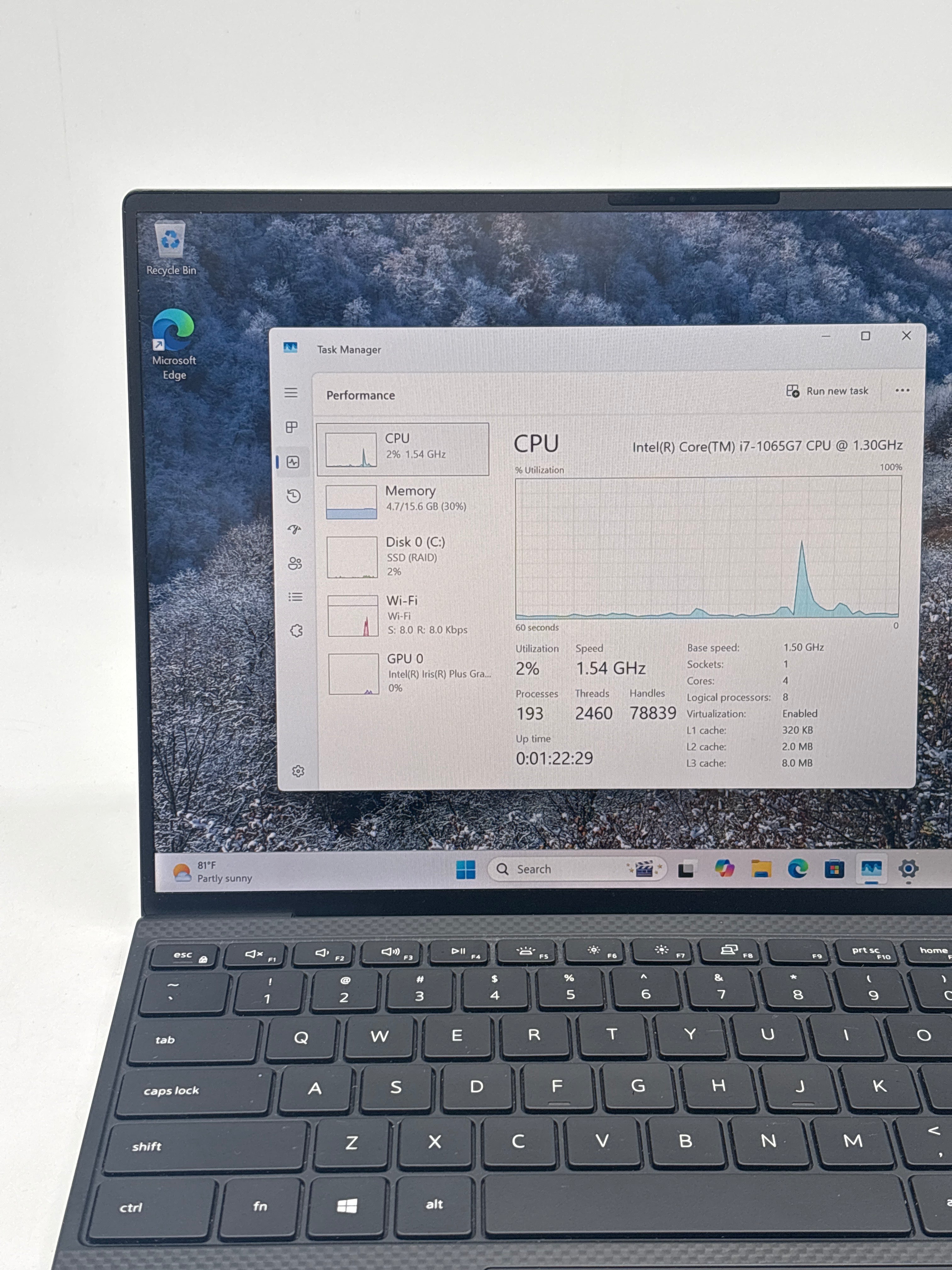 Dell XPS 13 9300 i7-1065g7 16GB RAM 512GB SSD
