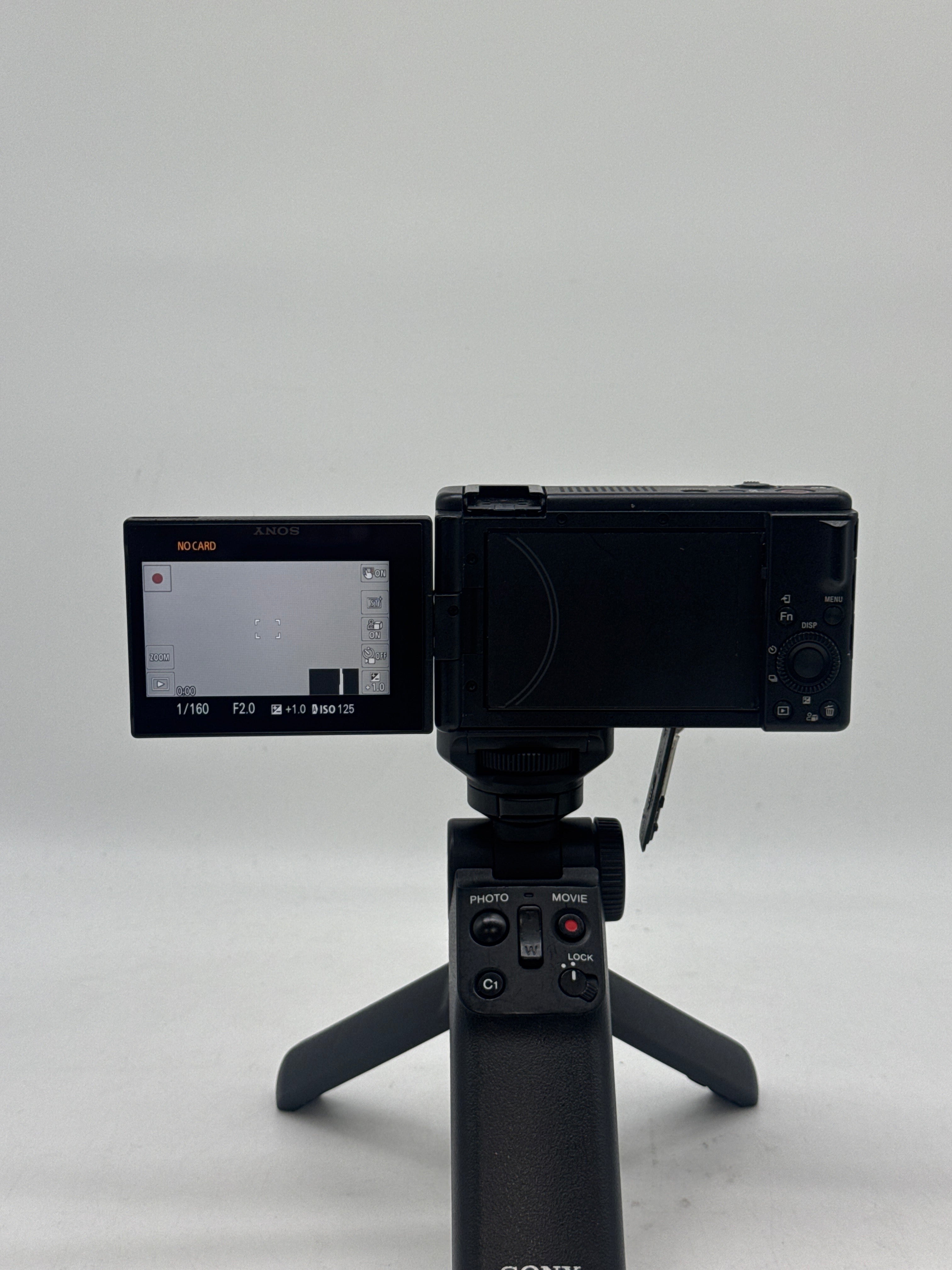 Sony ZV-1F 20.1MP 4K Camera Black W/GP-VPT2BT Tripod
