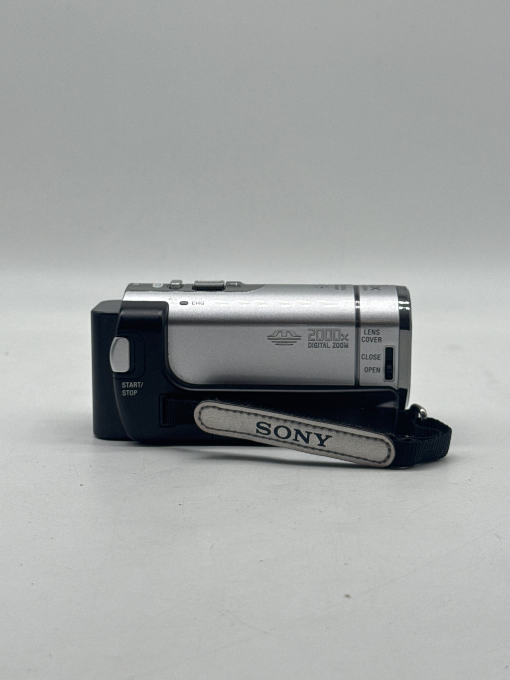 Sony Handycam DCR-SX44 Flash Memory 60x Optical Zoom Silver Camcorder - Used