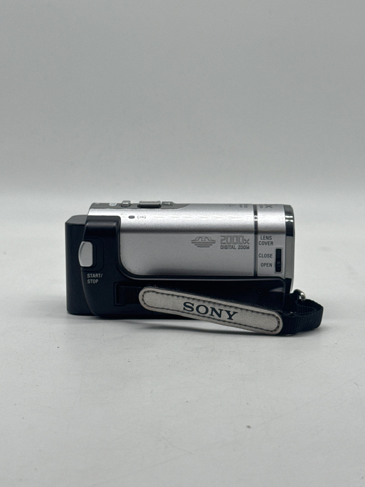 Sony Handycam DCR-SX44 Flash Memory 60x Optical Zoom Silver Camcorder - Used