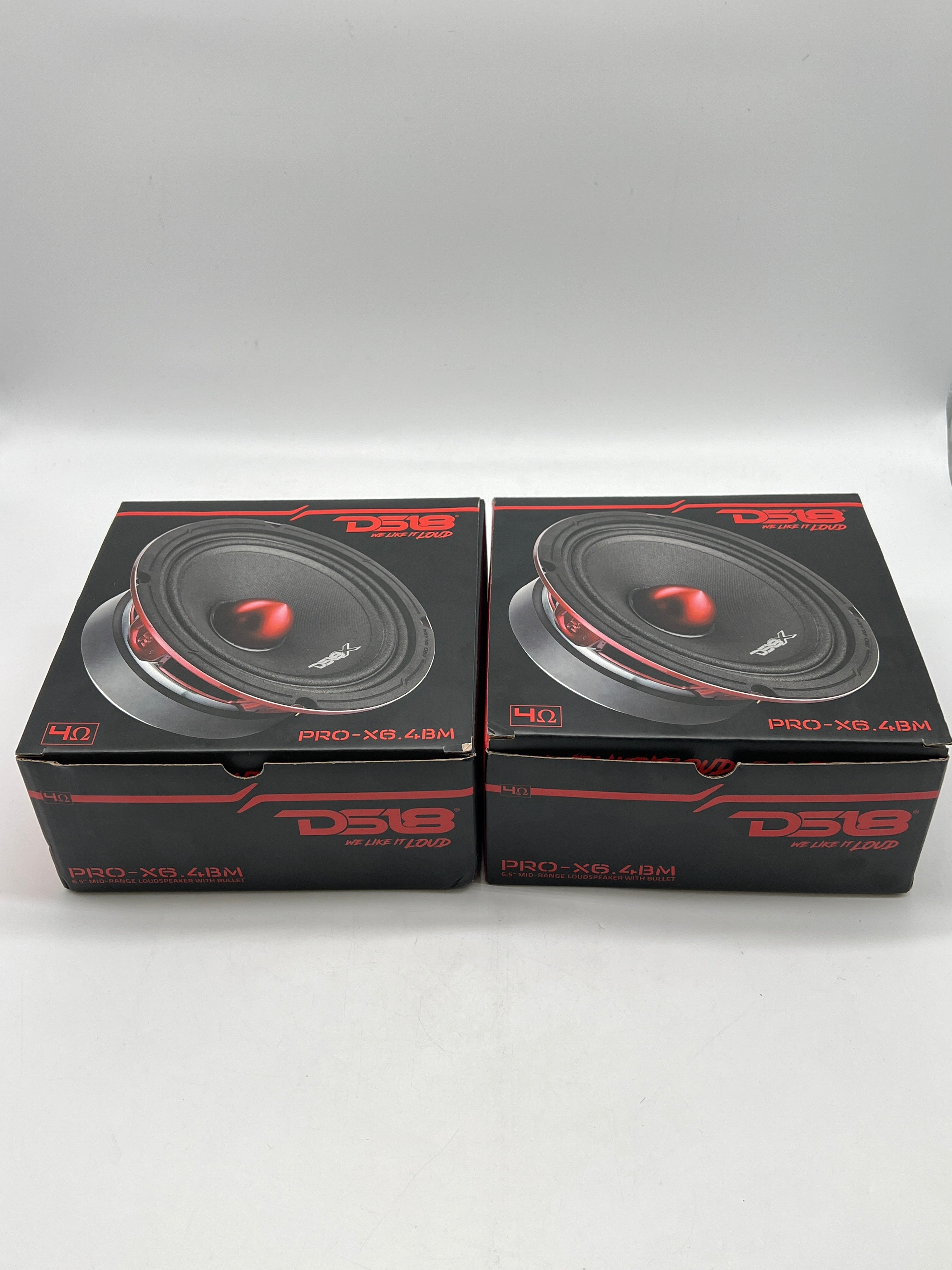 Lot of 2 DS18 PRO-X6.4BM 6.5" Mid-Range Speaker - Open Box