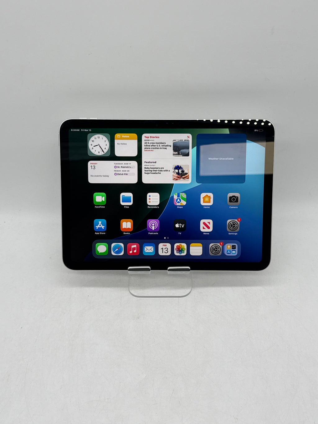 Apple iPad (11th Gen) A16 128GB WiFi Only MD3Y4LL/A 100% Health - Used