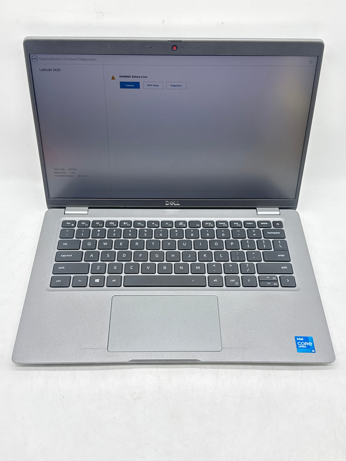 Dell Latitude 5420 Intel Core i5 1145G7 8GB RAM 256GB SSD 14in Gray - For Parts