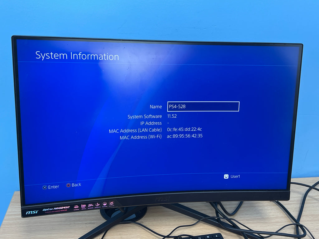 Sony PlayStation 4 PS4 CUH-1215A 500GB Uncharted Limited Edition - Used
