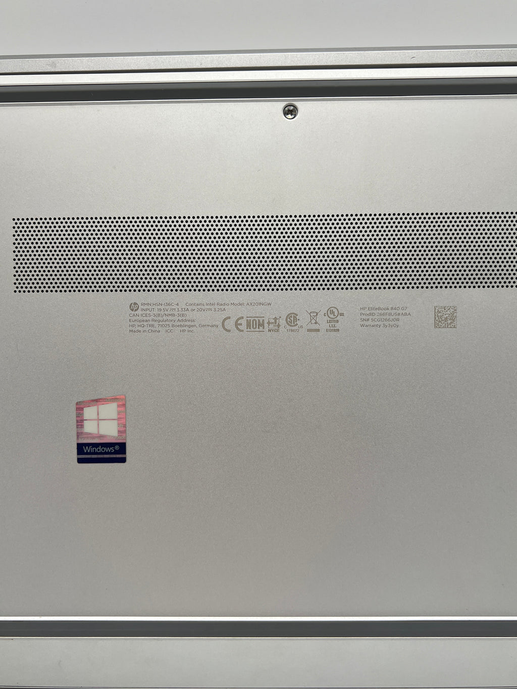 HP EliteBook 840 G7 i5-10310U 16 GB RAM 512 GB SSD Silver - Used