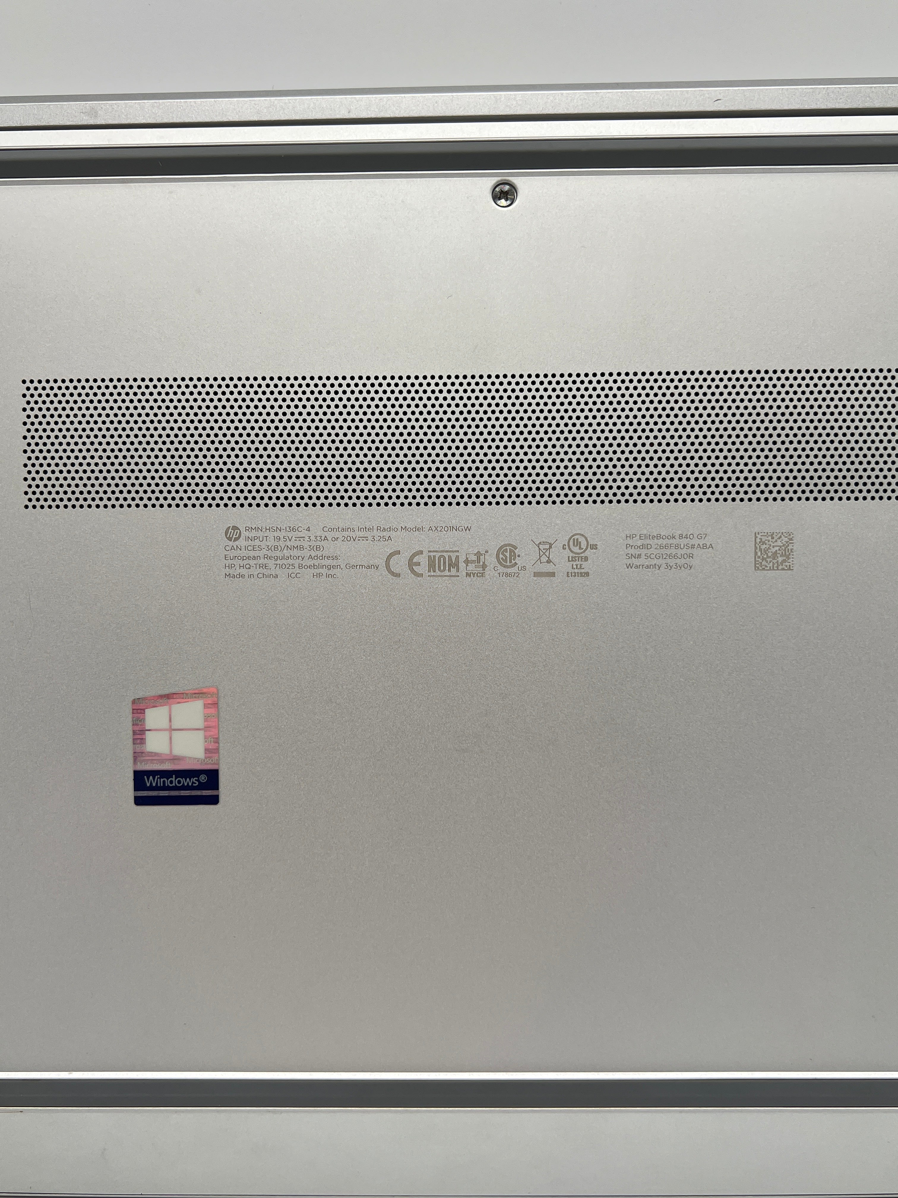 HP EliteBook 840 G7 i5-10310U 16 GB RAM 512 GB SSD Silver - Used
