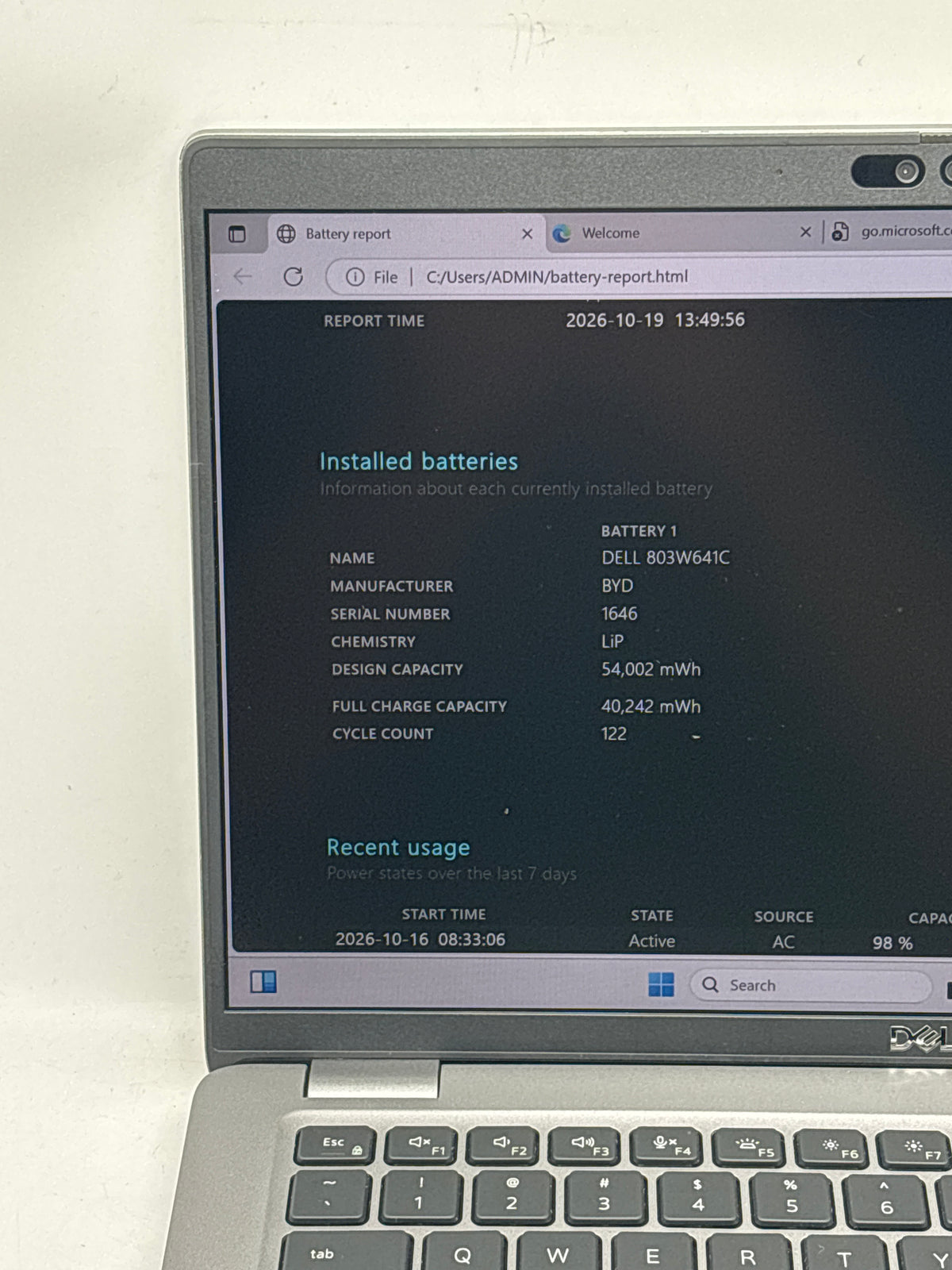Dell Latitude 5450 Ultra 5 135U 16GB RAM 256GB SSD 14in - Used