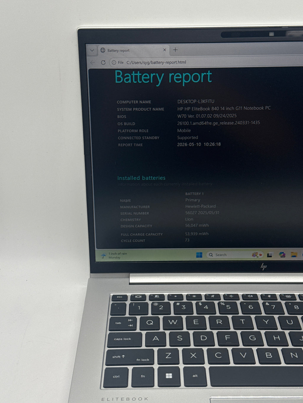 HP EliteBook 840 G11 Ultra 5 135U 32GB RAM 256GB SSD