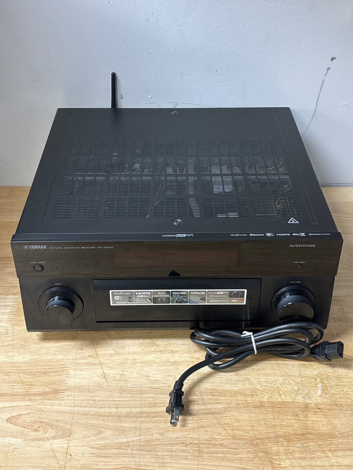 Yamaha AVENTAGE RX-A3070 9.2 Channel Dolby Atmos AV Receiver Black - Used