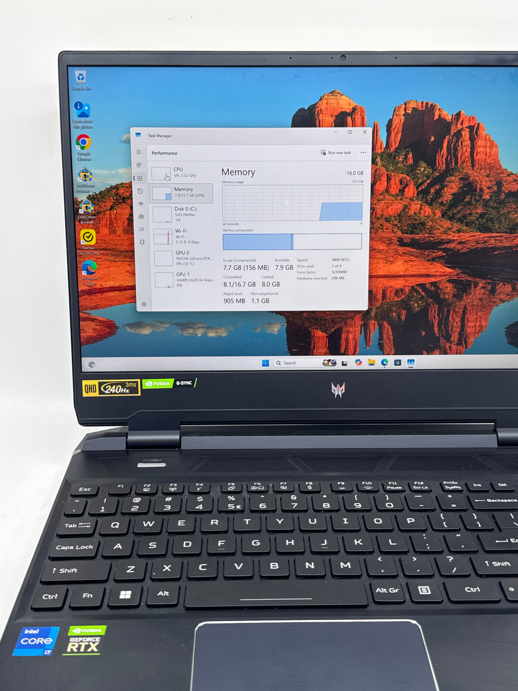 Acer Predator Helios 300 PH315-55 i7-12700H 16GB RAM 1TB SSD RTX 3070Ti