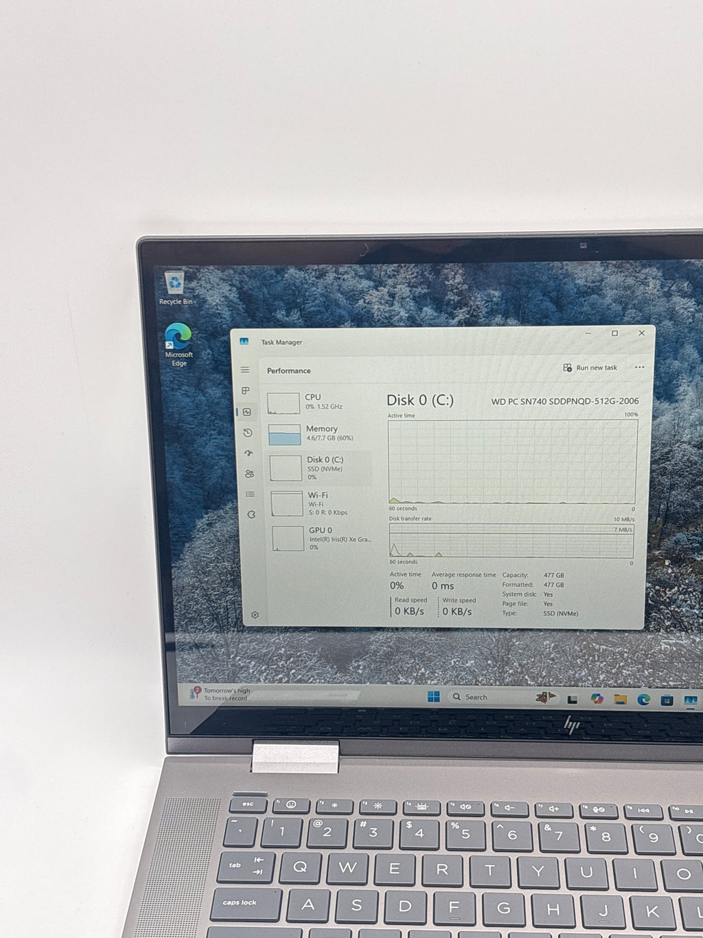 HP Envy x360 2-in-1 i5-1335u 8GB RAM 512GB SSD Gray - Used