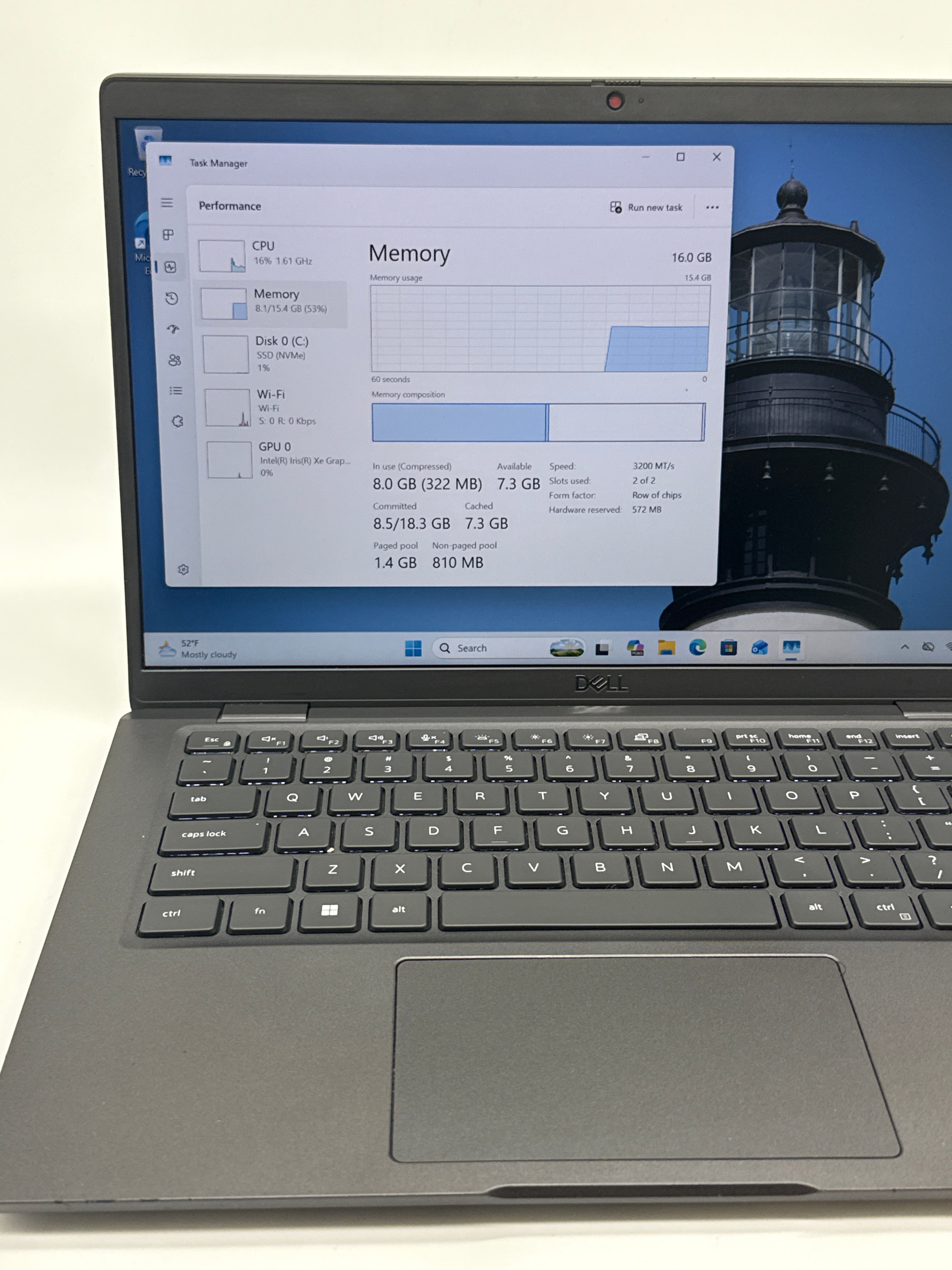 Dell Latitude 7430 i7-1255U 16GB 256GB SSD- Remotly Managed For Parts