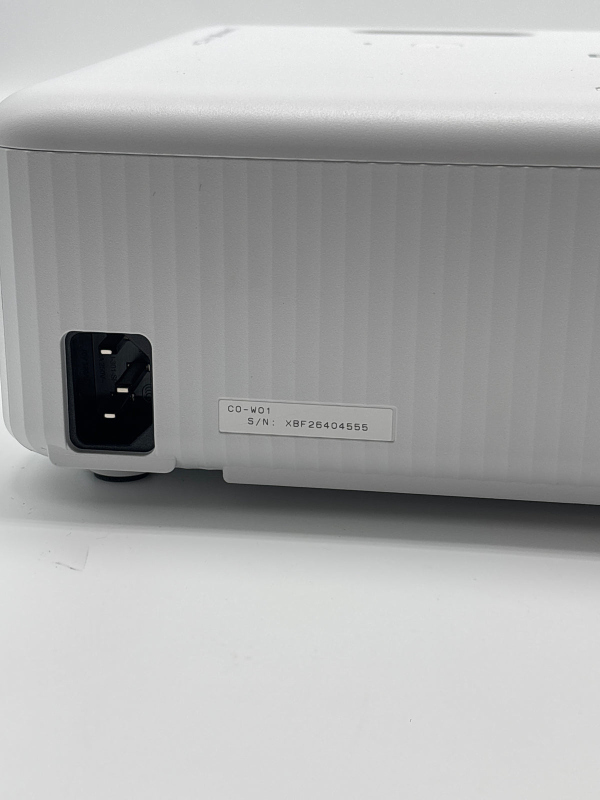 Epson CO-W01 WXGA 1280x800 3000 Lumens 3LCD Projector White - Used