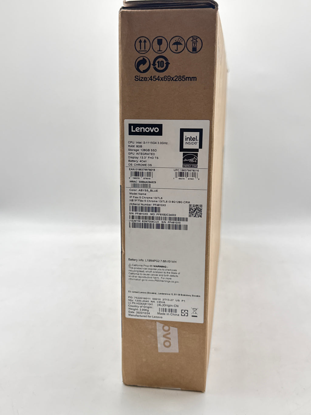 Lenovo IdeaPad Flex 5 Chromebook 13ITL6 i3-1115G4 8GB 128GB SSD - New