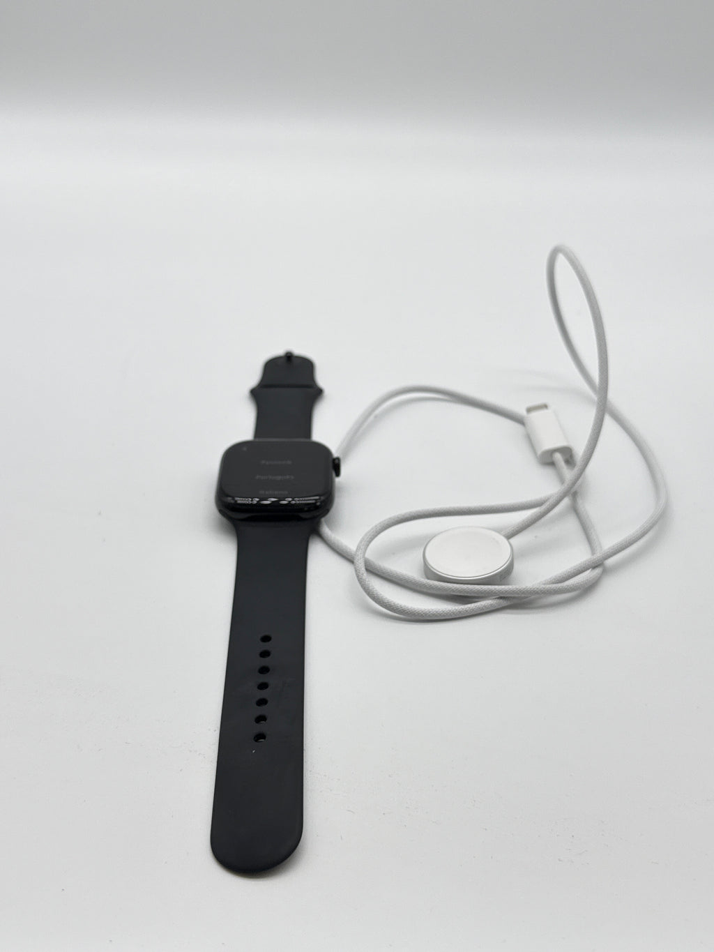 Apple Watch Series 10 GPS 46mm Jet Black Aluminum Case Black Sport Band