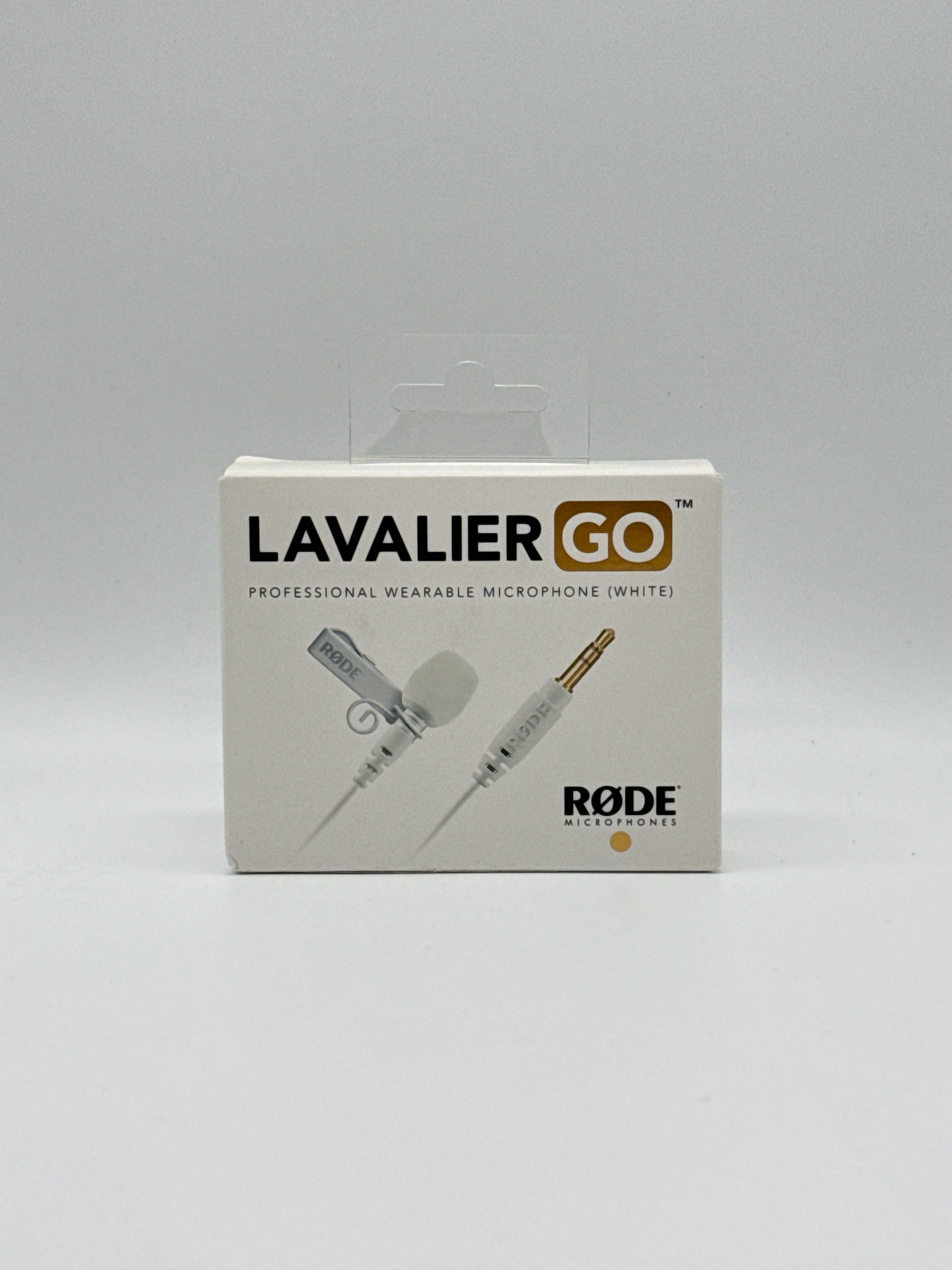 Rode Lavalier Go Wireless Omnidirectional Microphone White - New