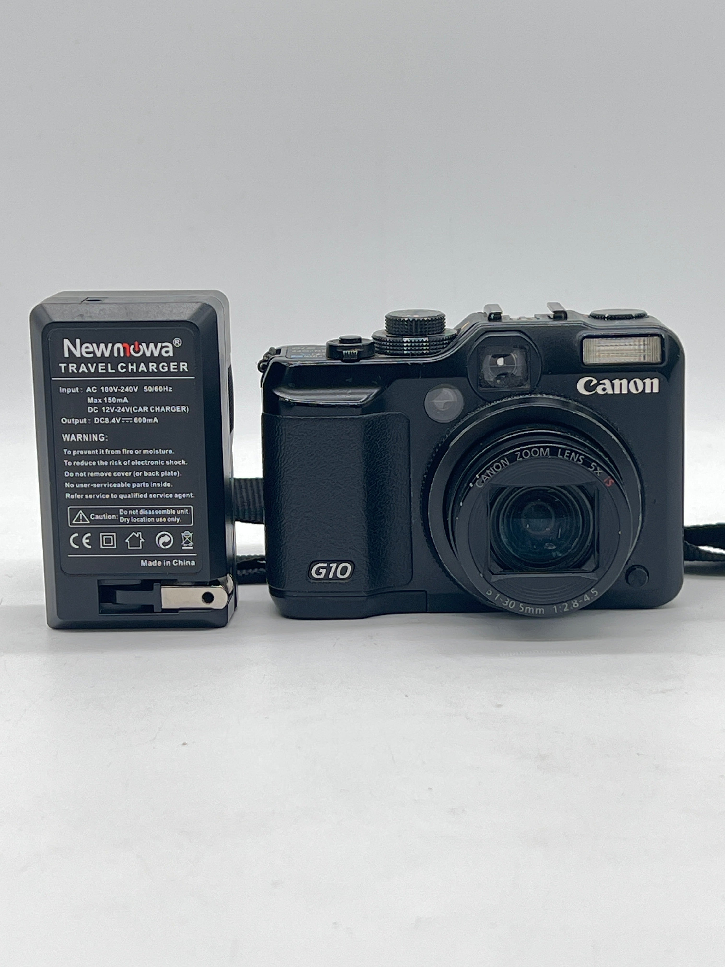 Canon PowerShot G10 Digital Camera Compact Black - For Parts (Missing Screw at top)