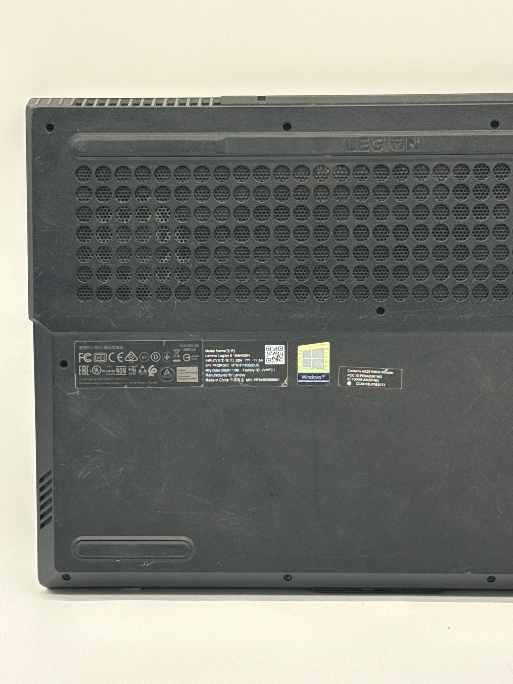 Lenovo Legion 5 15IMH05 15.6" i7-10750H 8GB RAM GeForce GTX 1660 Ti Broken