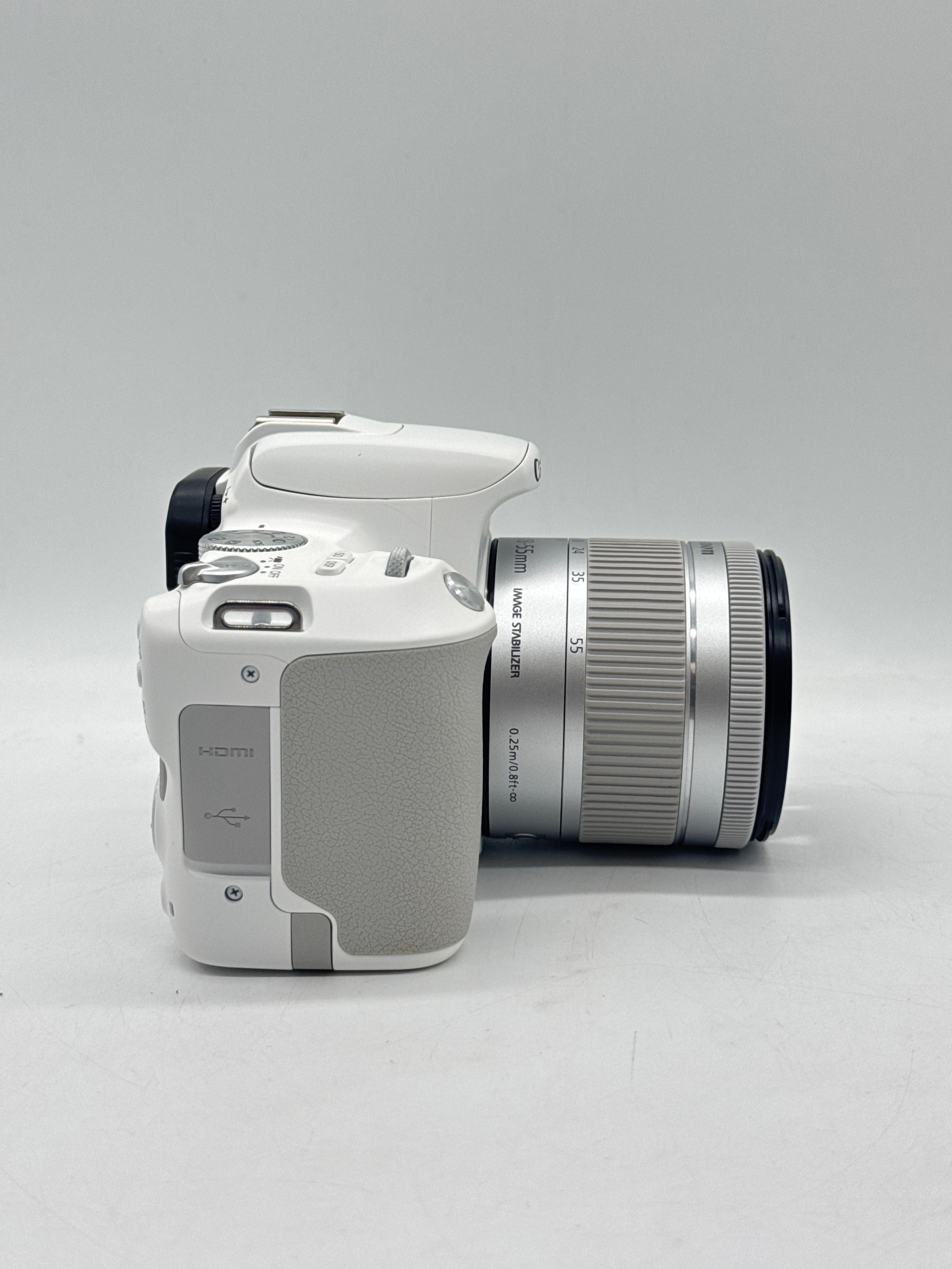 Canon EOS Rebel SL2 DSLR Camera White EF-S 18-55MM Lens - Used