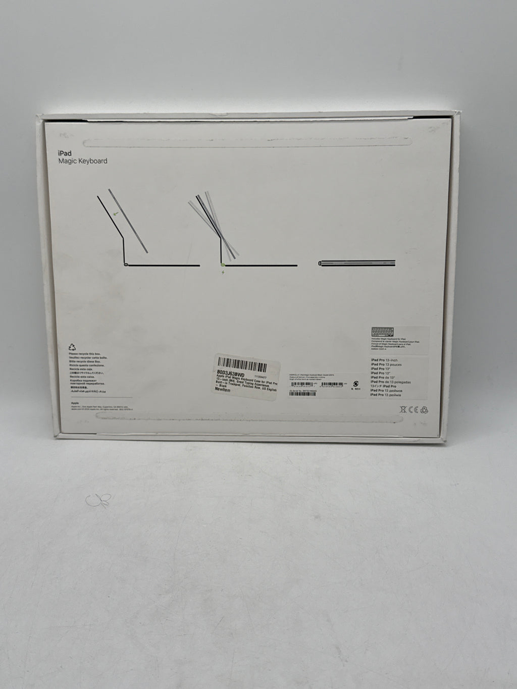 Apple Magic Keyboard for iPad Pro 13-inch M4/M5 Black A2974 - Open Box