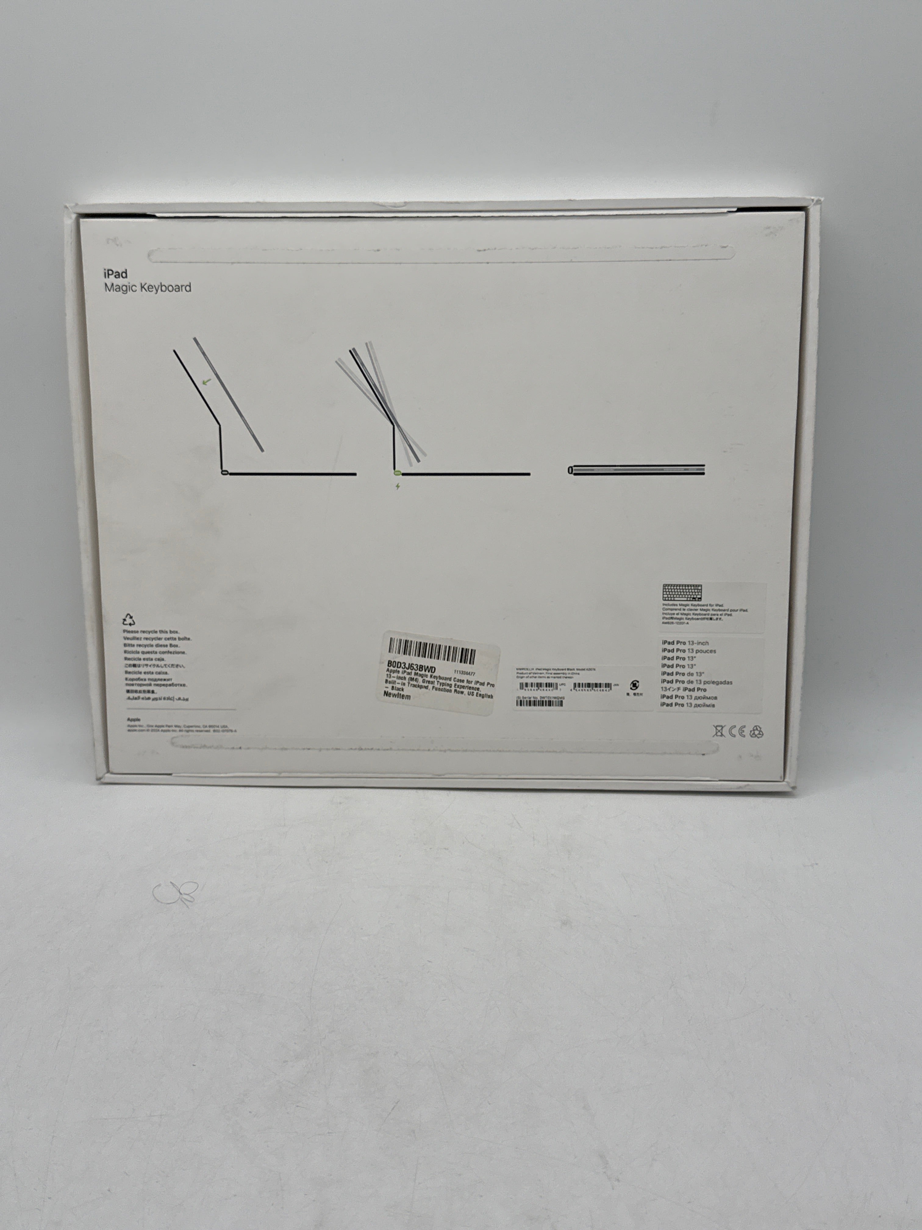 Apple Magic Keyboard for iPad Pro 13-inch M4/M5 Black A2974 - Open Box