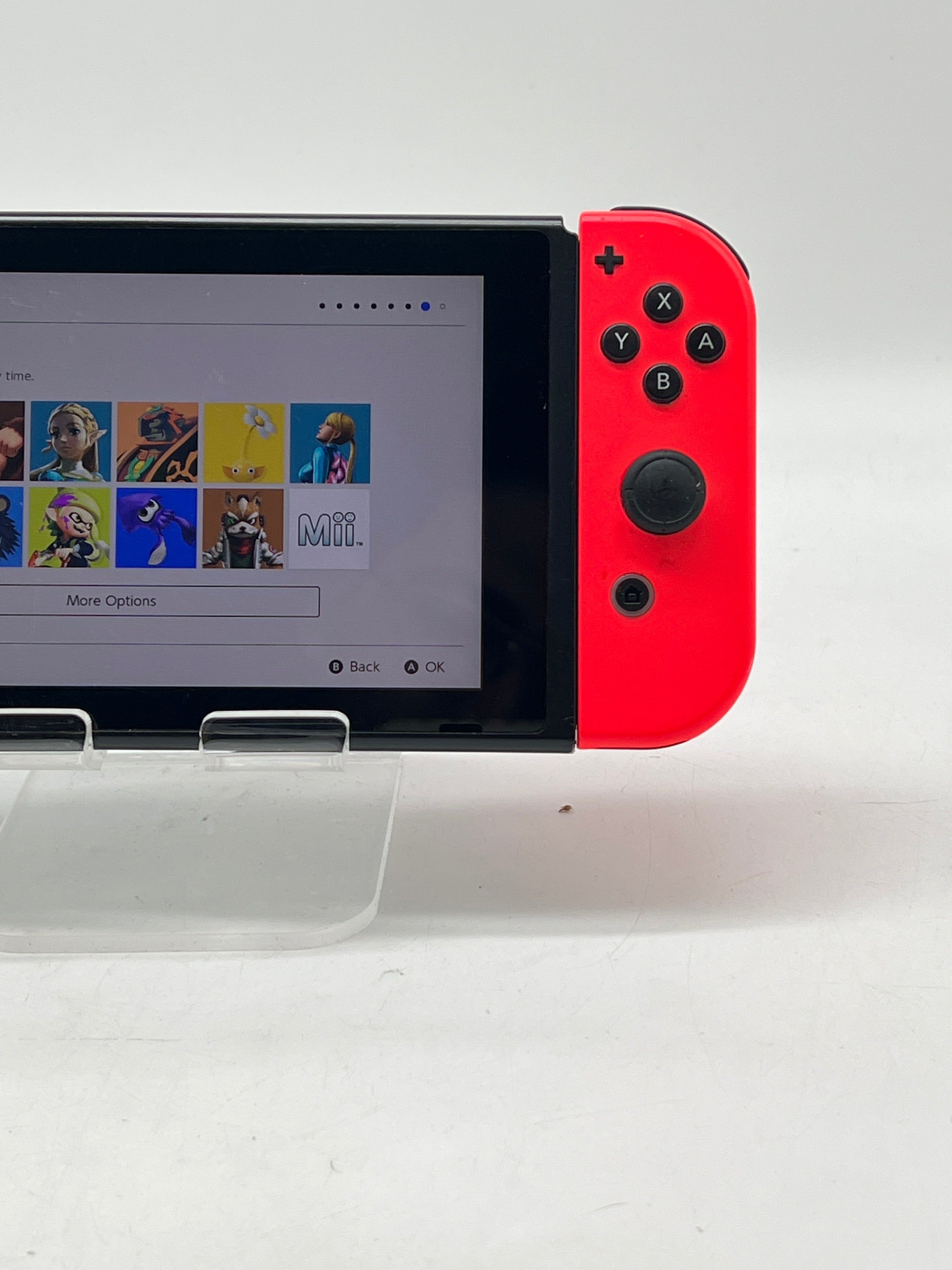 Nintendo Switch V2 HAC-001(-01) 32GB Red/Blue Joy-Con - READ