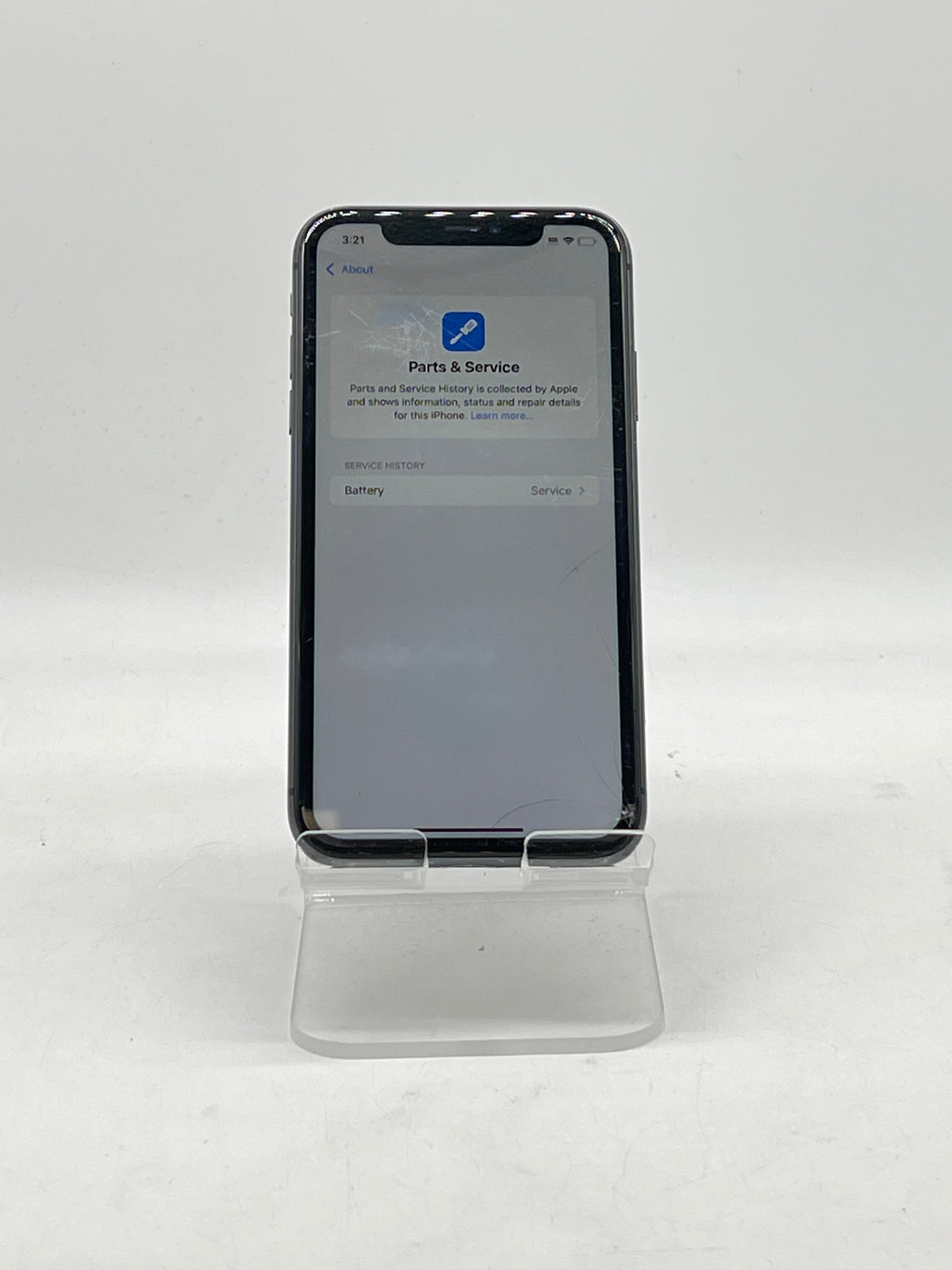 Apple iPhone 11 6.1" 64GB Network Unlocked Black - Front Screen Damage