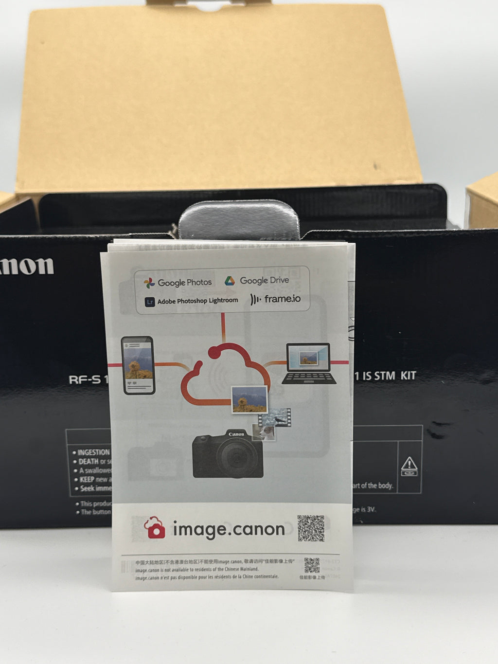 Canon EOS R100 24MP Mirrorless 2-Lens Kit 18-45mm 55-210mm - New