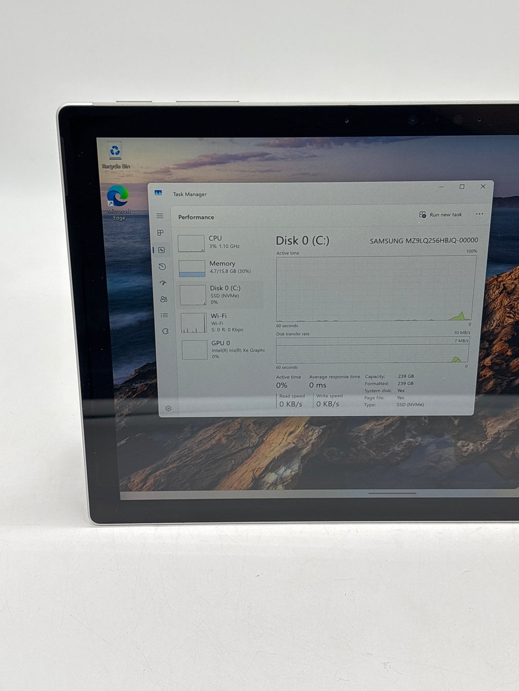 Microsoft Surface Pro 7+ 1960 i5-1135G7 16GB RAM 256GB SSD -  With New Dock
