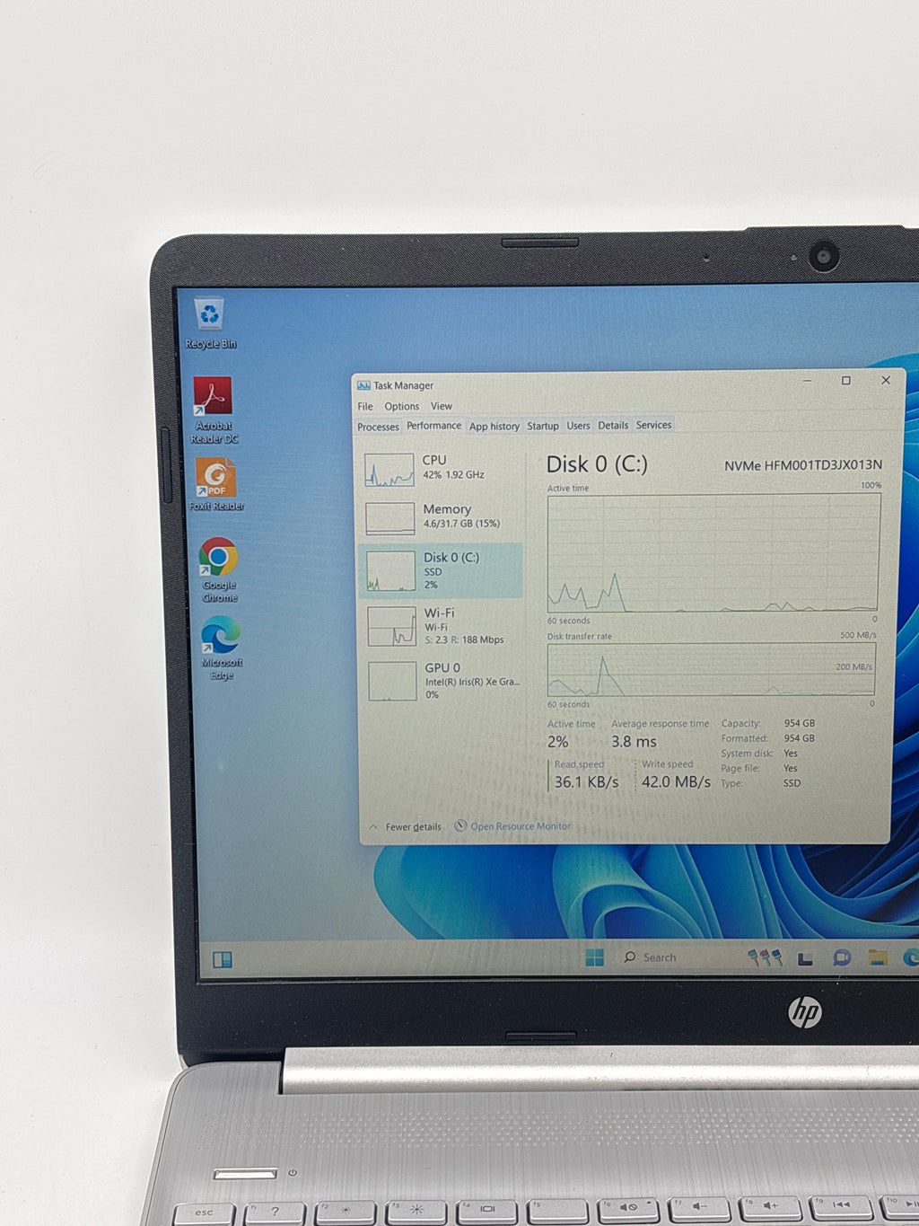 HP 15-dy2795wm i5-1135G7 32GB RAM 1TB SSD
