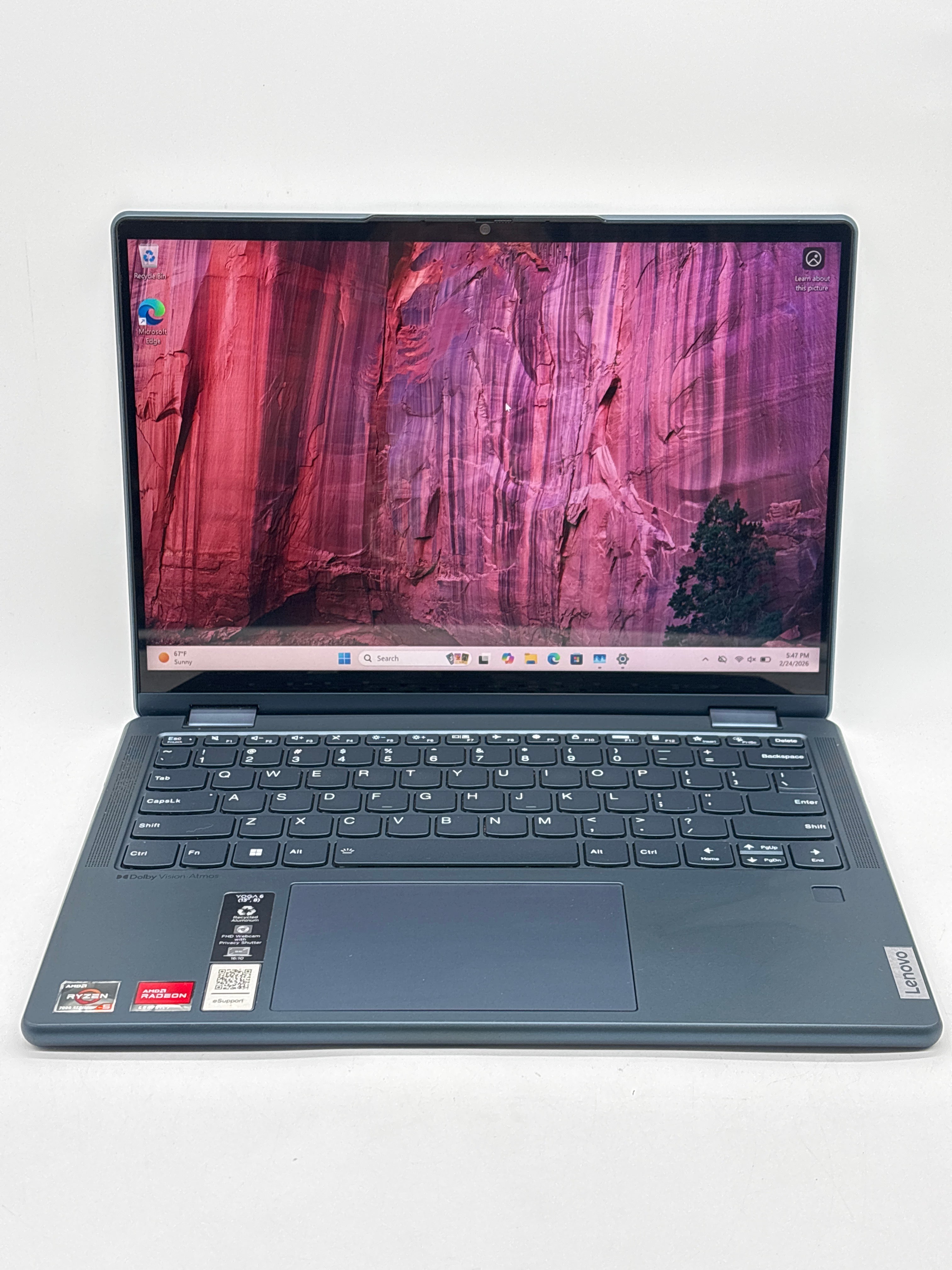 Lenovo Yoga 6 13ABR8 Ryzen 5 7530U 8GB RAM 256GB SSD