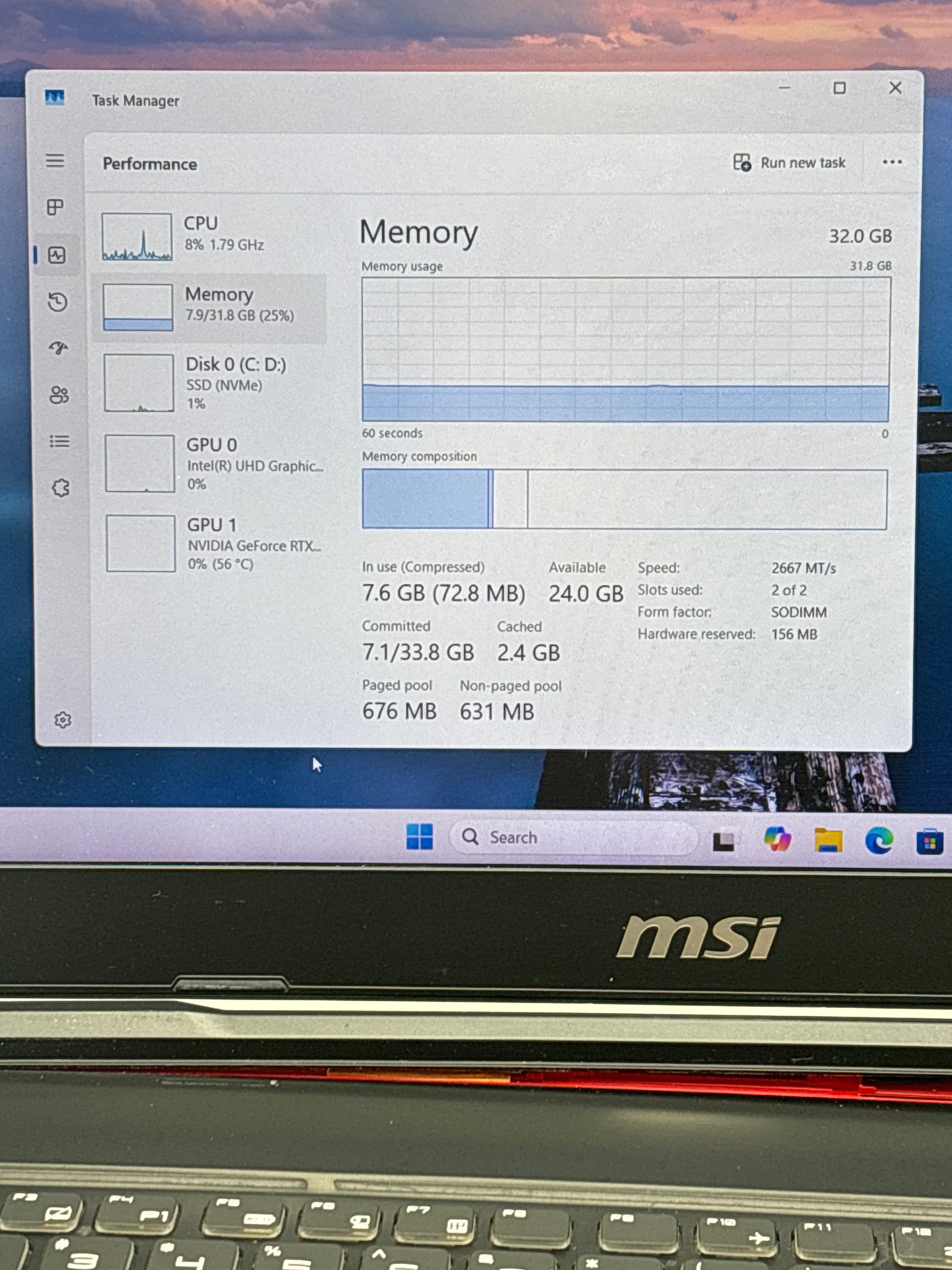 MSI GE63 Raider RGB 9SG i7 32GB RAM 512SSD RTX 2080 With Box - For Parts (Read DESC)