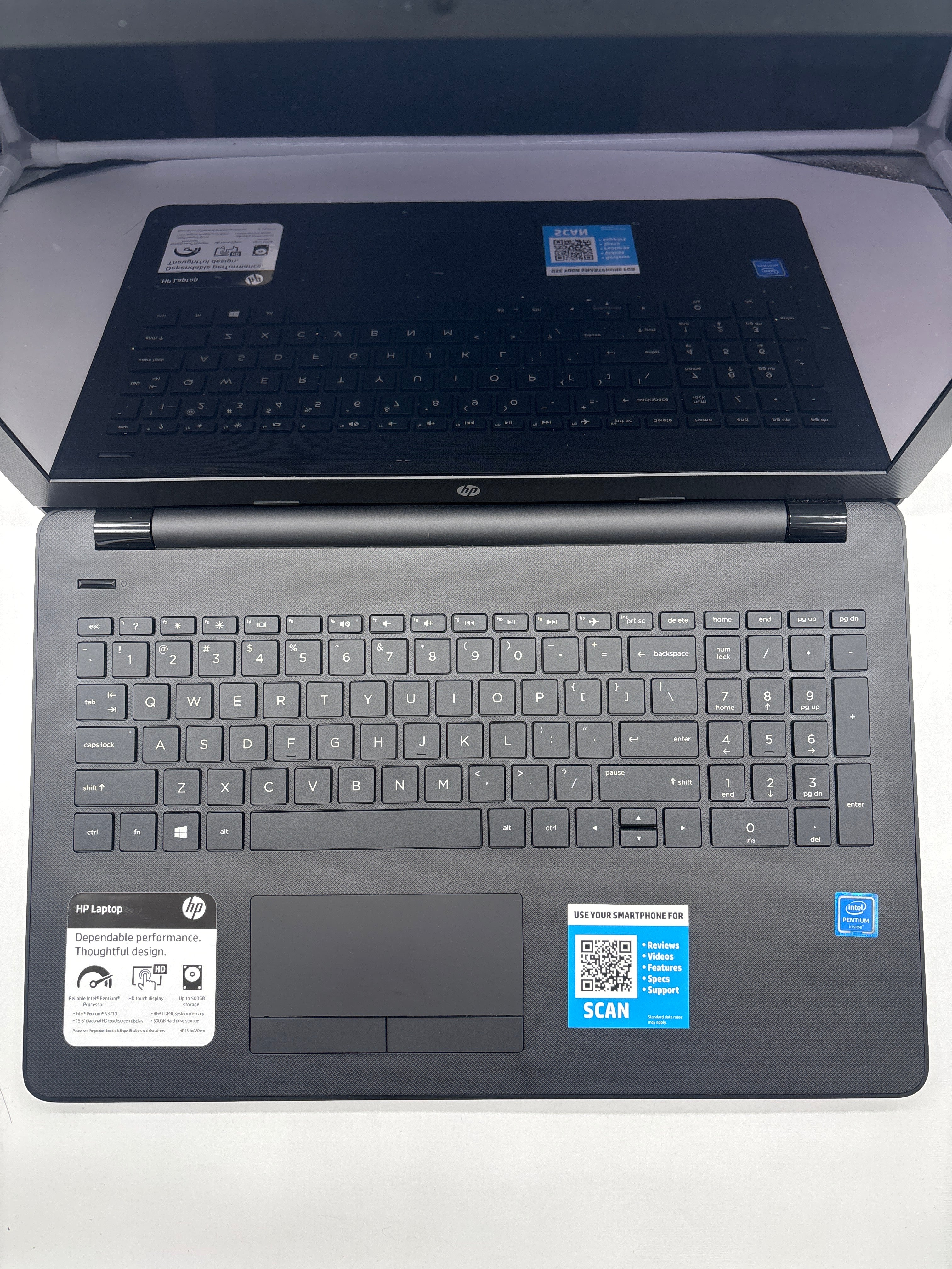 HP 15-BS020WM Touch Pentium N3710 4GB RAM 500GB HDD