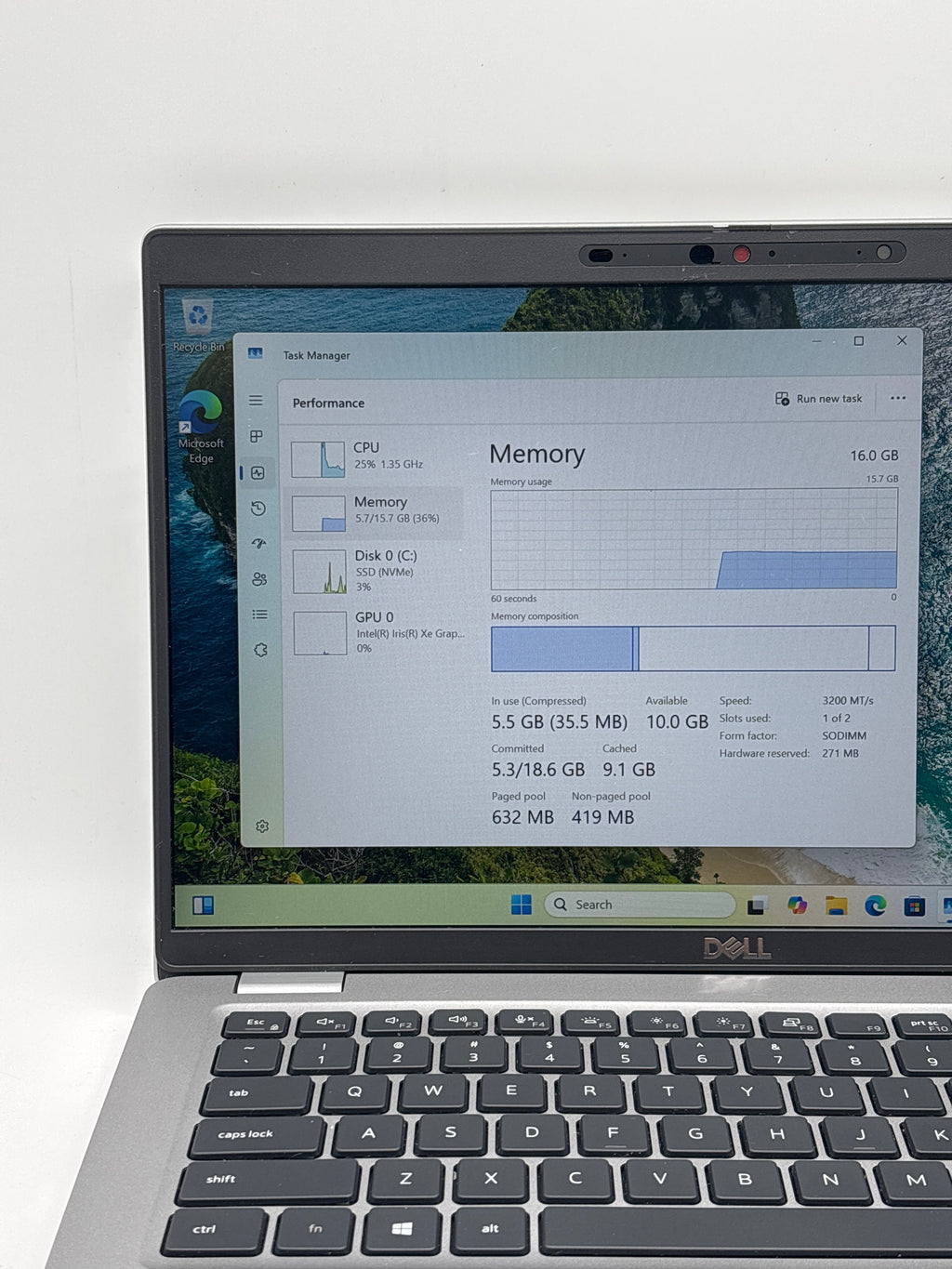 Dell Latitude 5420 i5-1145G7 16GB RAM 256GB SSD TOUCH - Used