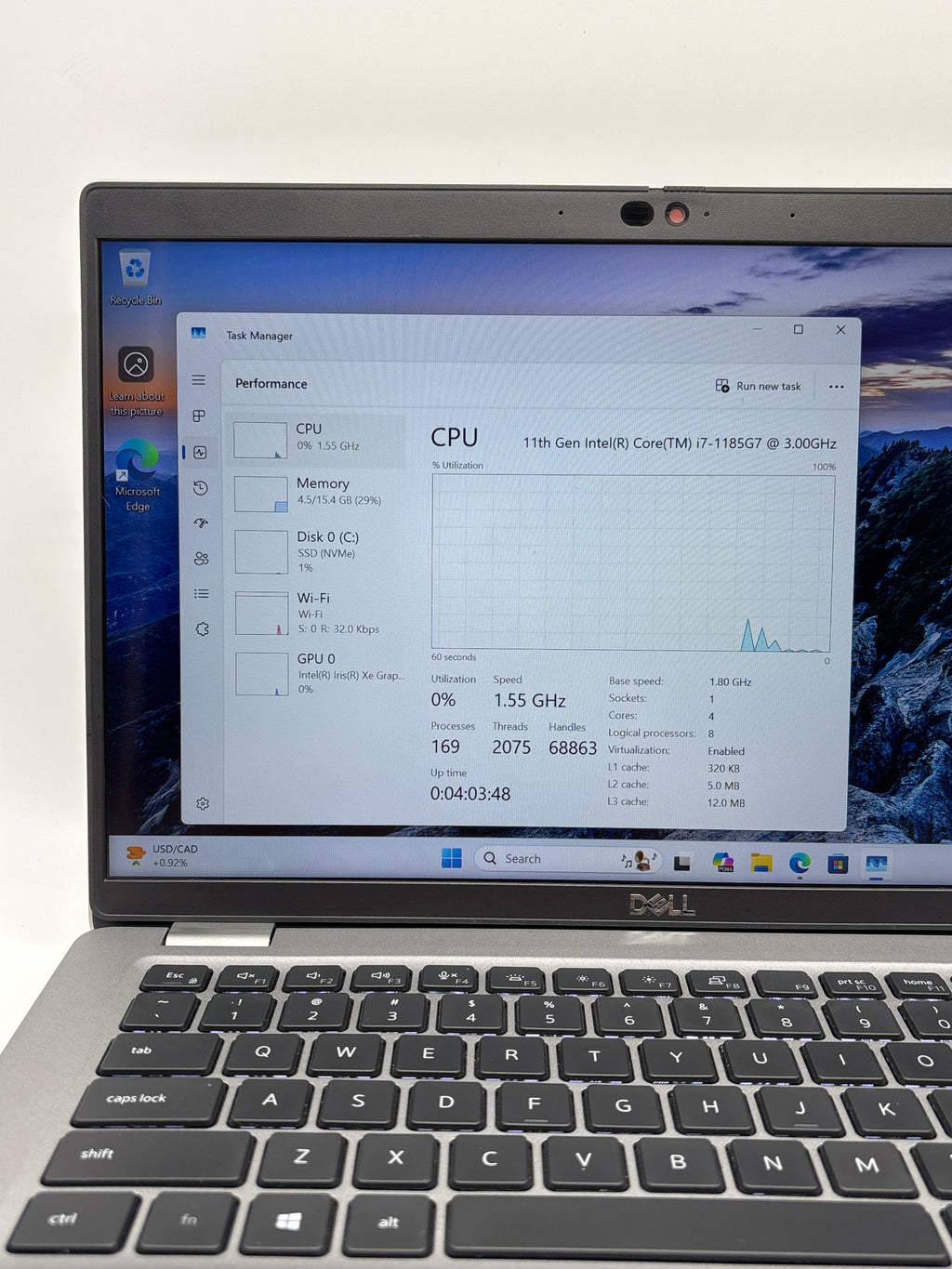 Dell Latitude 5420 TOUCH i7-1185G7 16GB RAM 256GB Gray - Used