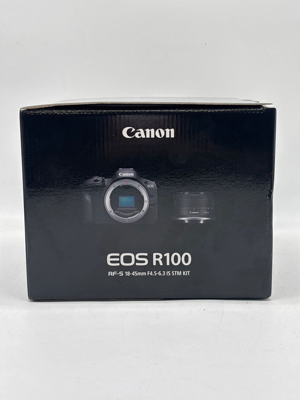 Canon EOS R100 4K Mirrorless Camera Black w/ RF-S18-45mm STM Lens - New In Box