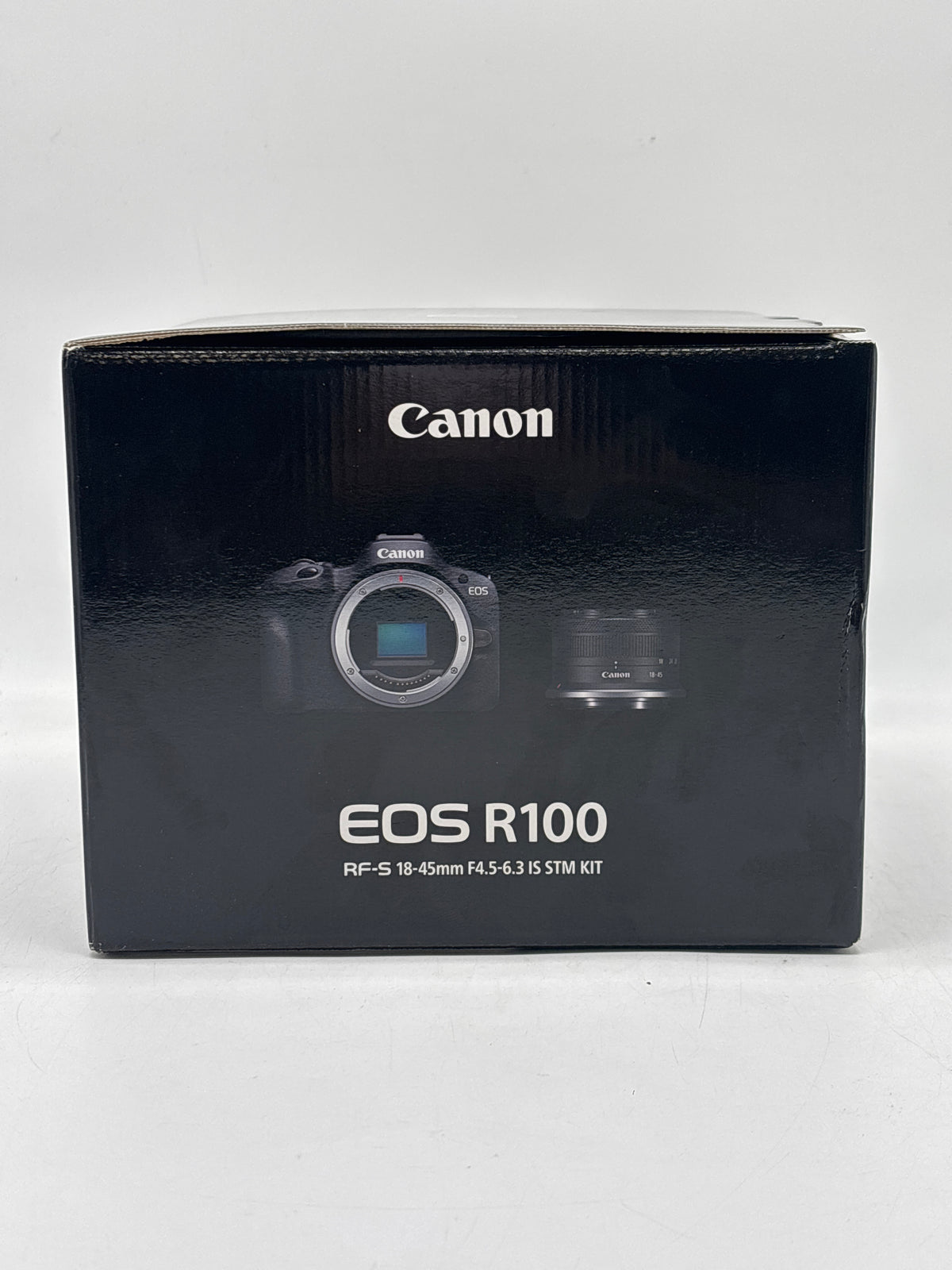 Canon EOS R100 4K Mirrorless Camera Black w/ RF-S18-45mm STM Lens - New In Box