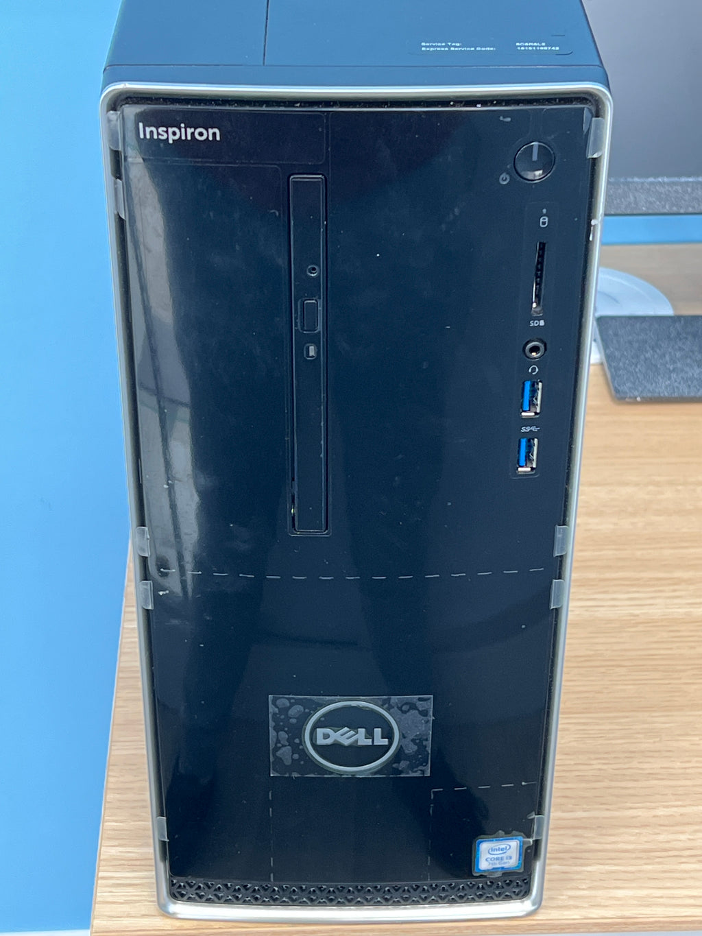Dell Inspiron 3668 i3-7100 8GB RAM 1TB HDD Black Used