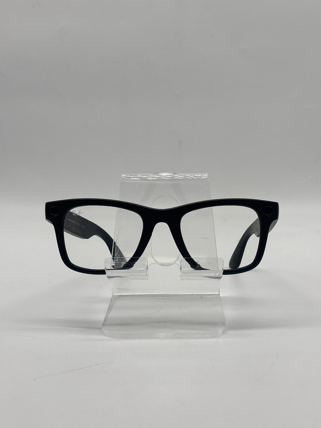 Ray-Ban Meta Wayfarer Smart Glasses RW4008 Matte Black Clear Lenses - Used