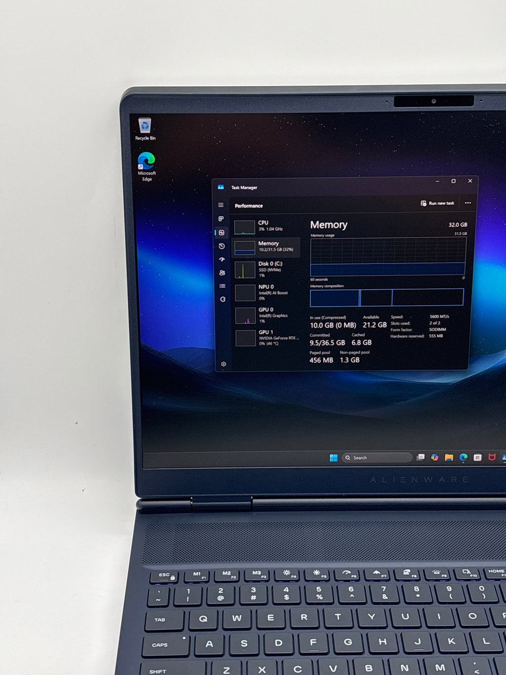 Dell Alienware 16X Aurora Ultra 9 275HX 32GB RAM 1TB SSD RTX 5060 - Warranty