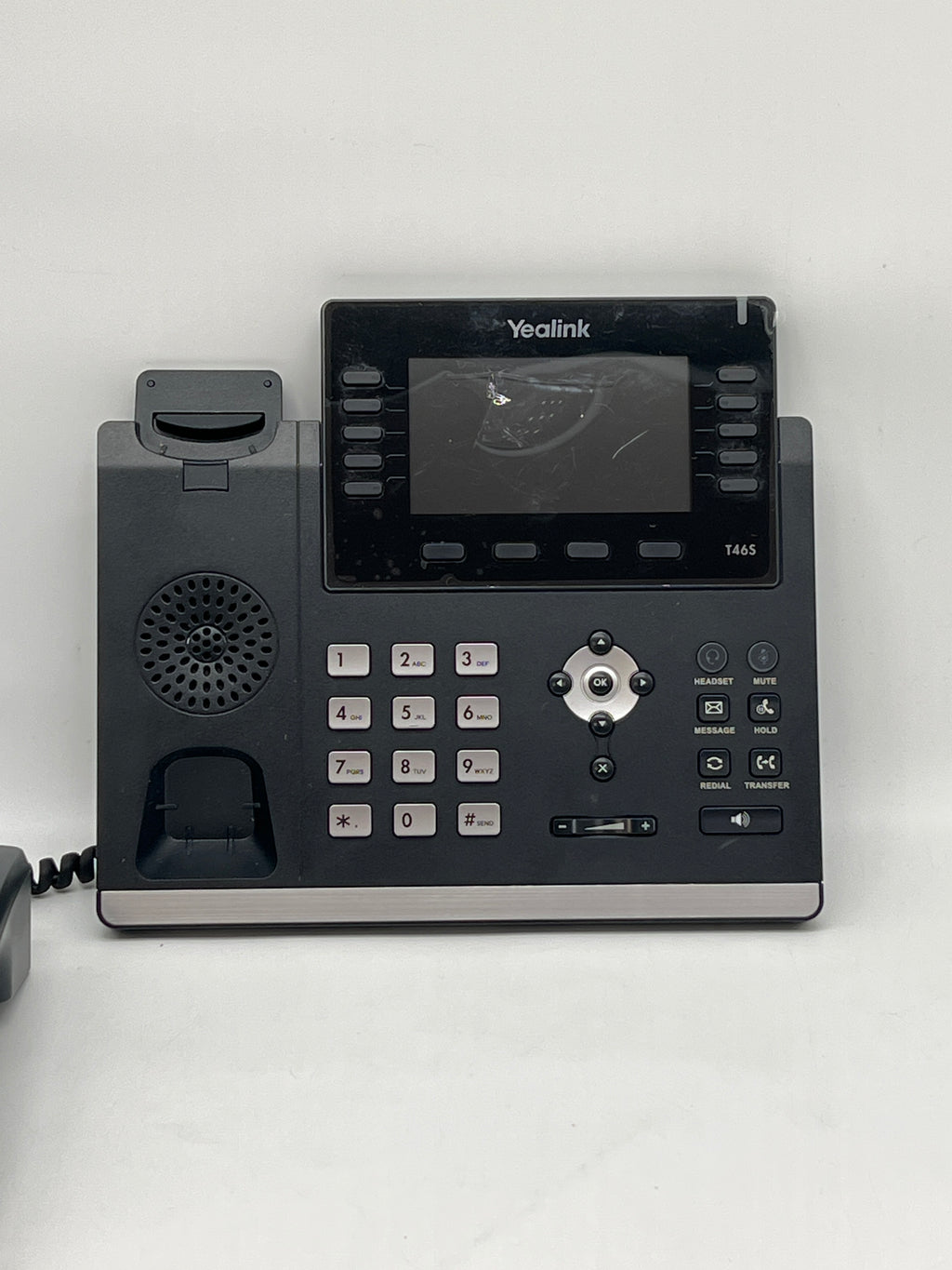 Yealink SIP-T46S VoIP IP Business Phone - Cracked Screen