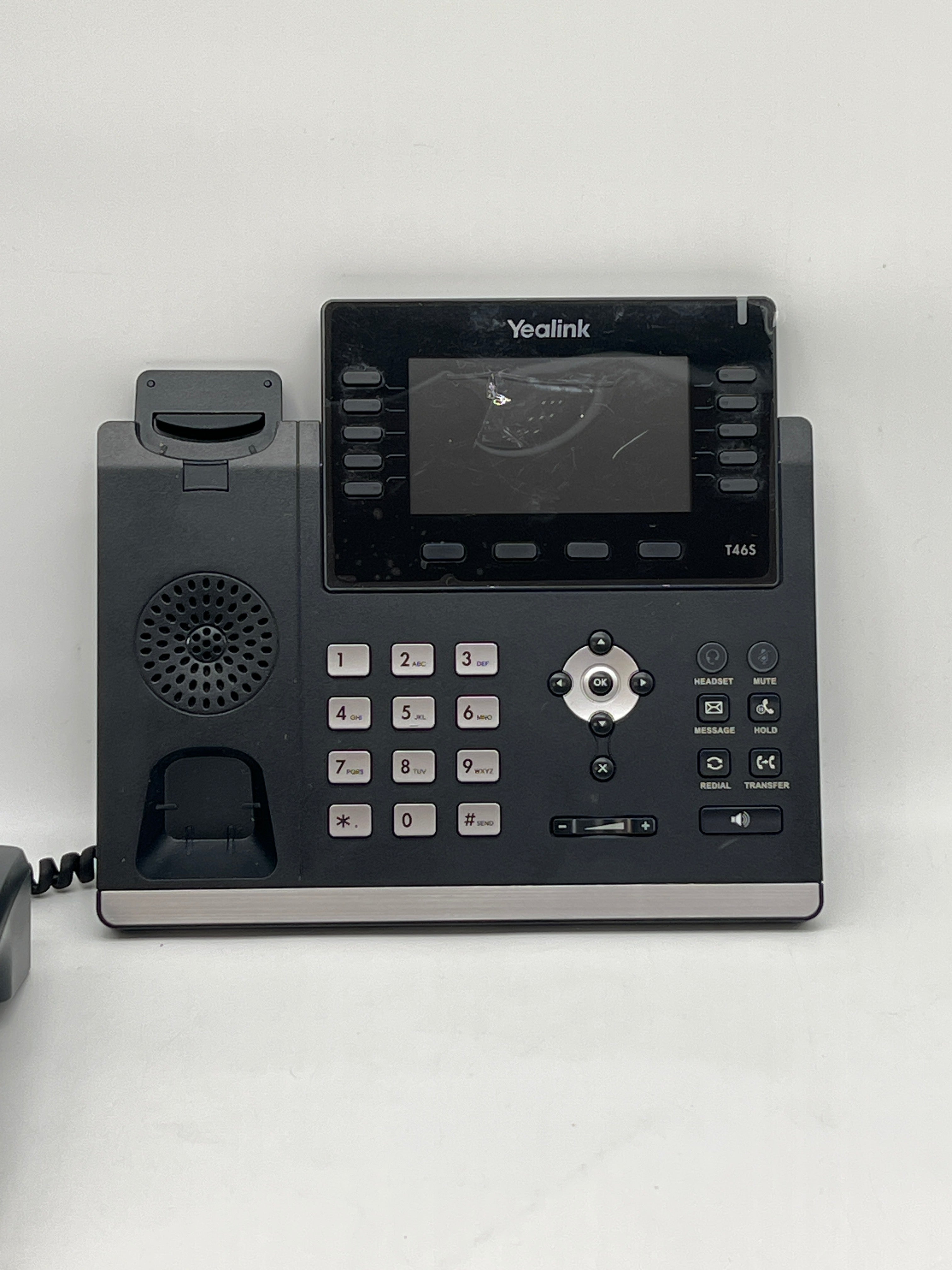 Yealink SIP-T46S VoIP IP Business Phone - Cracked Screen
