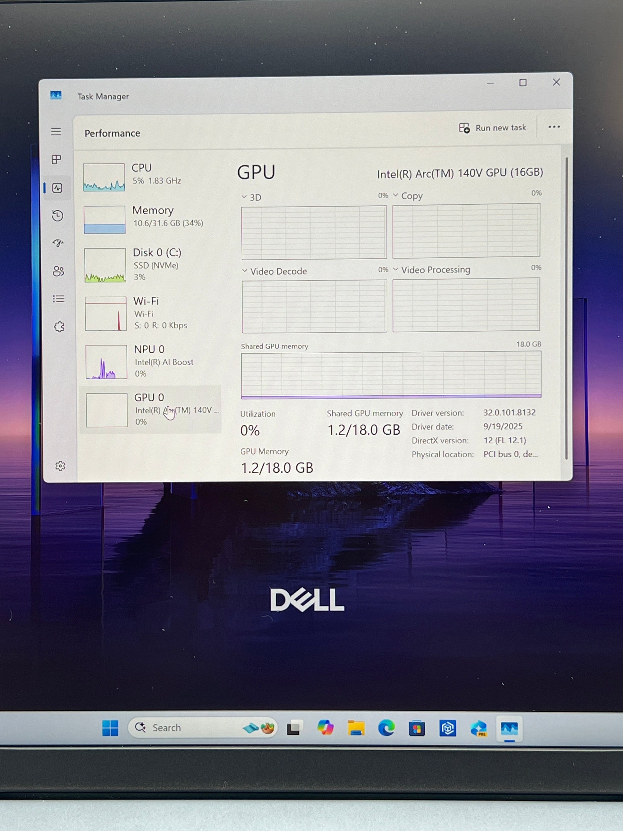 Dell 16 Plus DB16250 Ultra 7 32GB RAM 1TB SSD